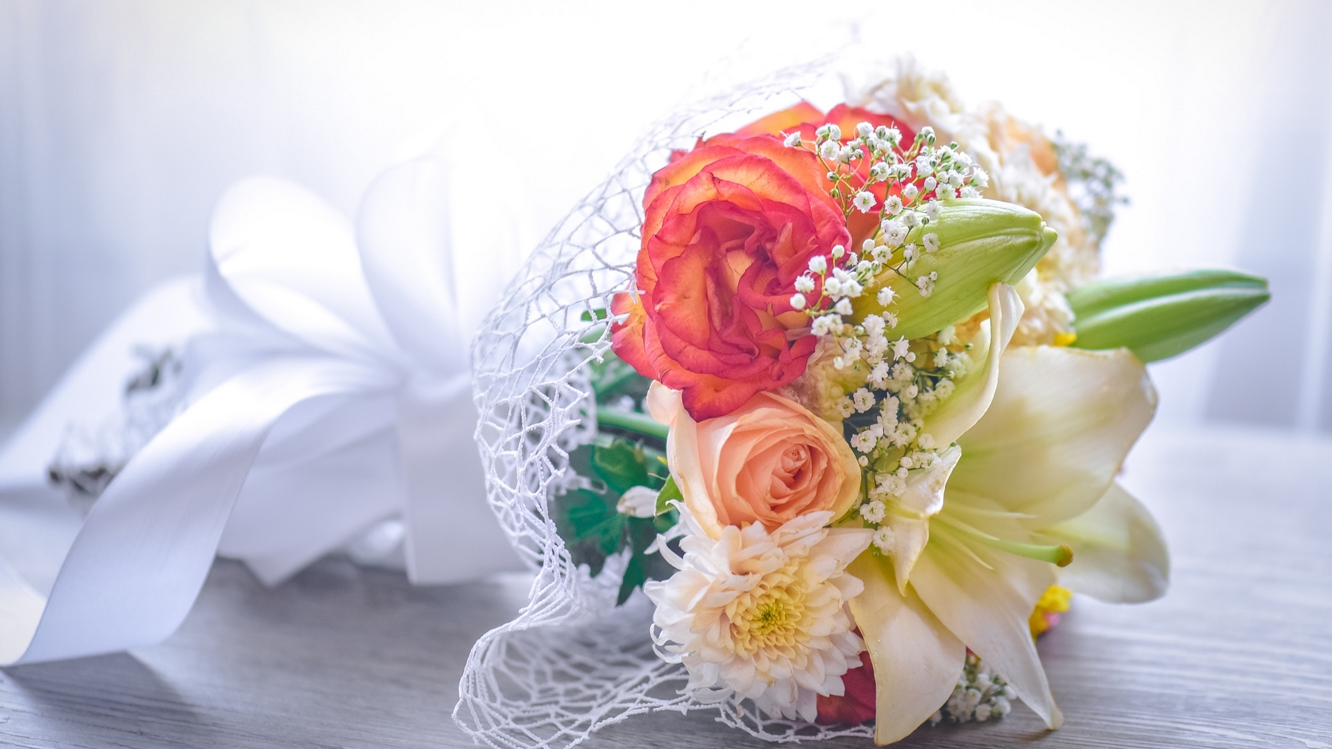 flowers, petals, bouquet, bloom, HD Wallpaper