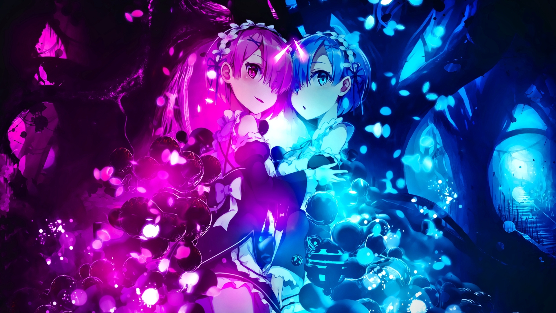fantasy, unicorn, anime, magic, girls, women, HD Wallpaper