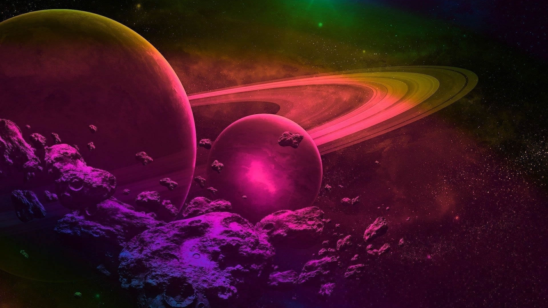 moon, planet, space, satellite, HD Wallpaper