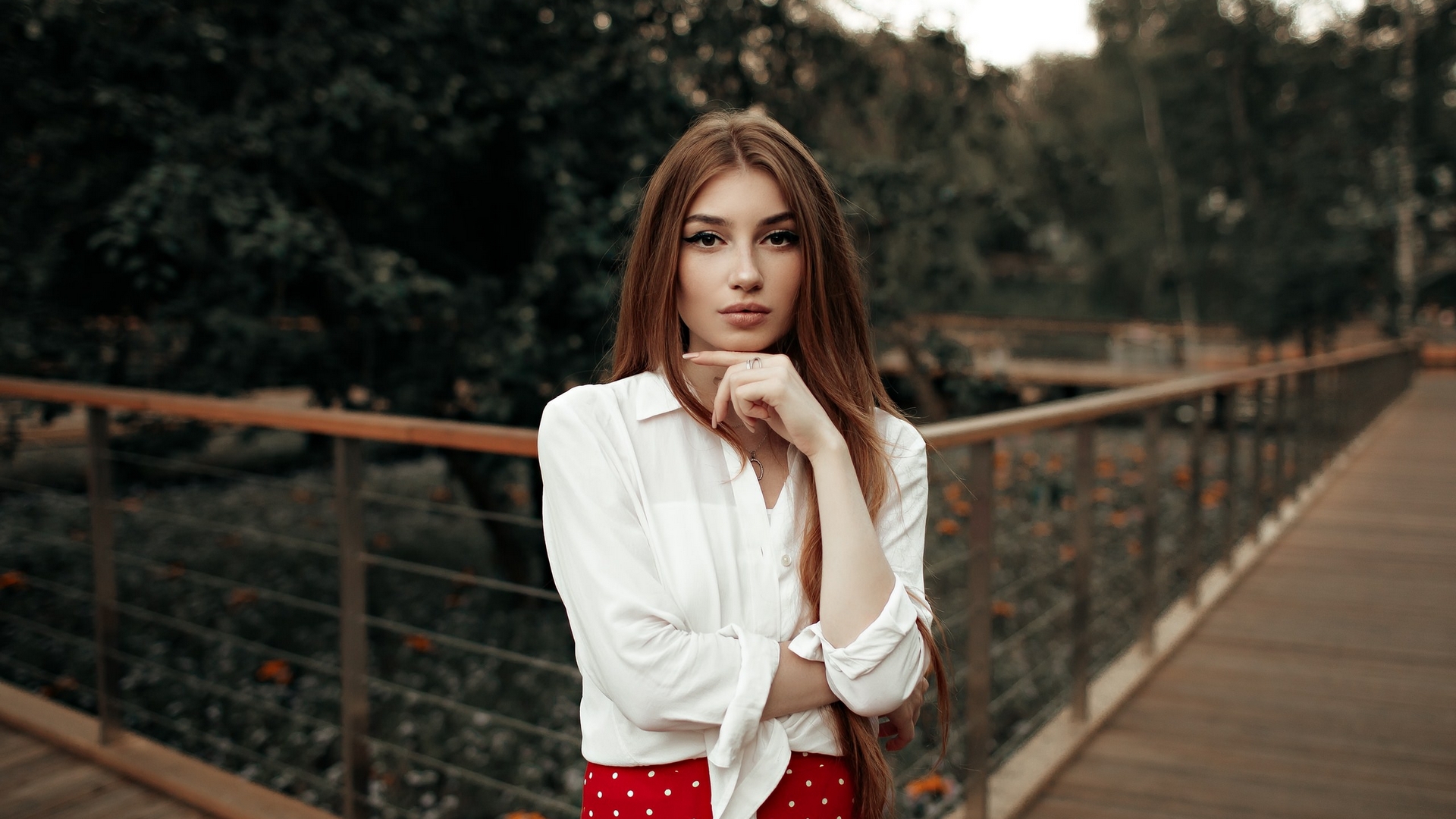model, girl, woman, outdoor, HD Wallpaper