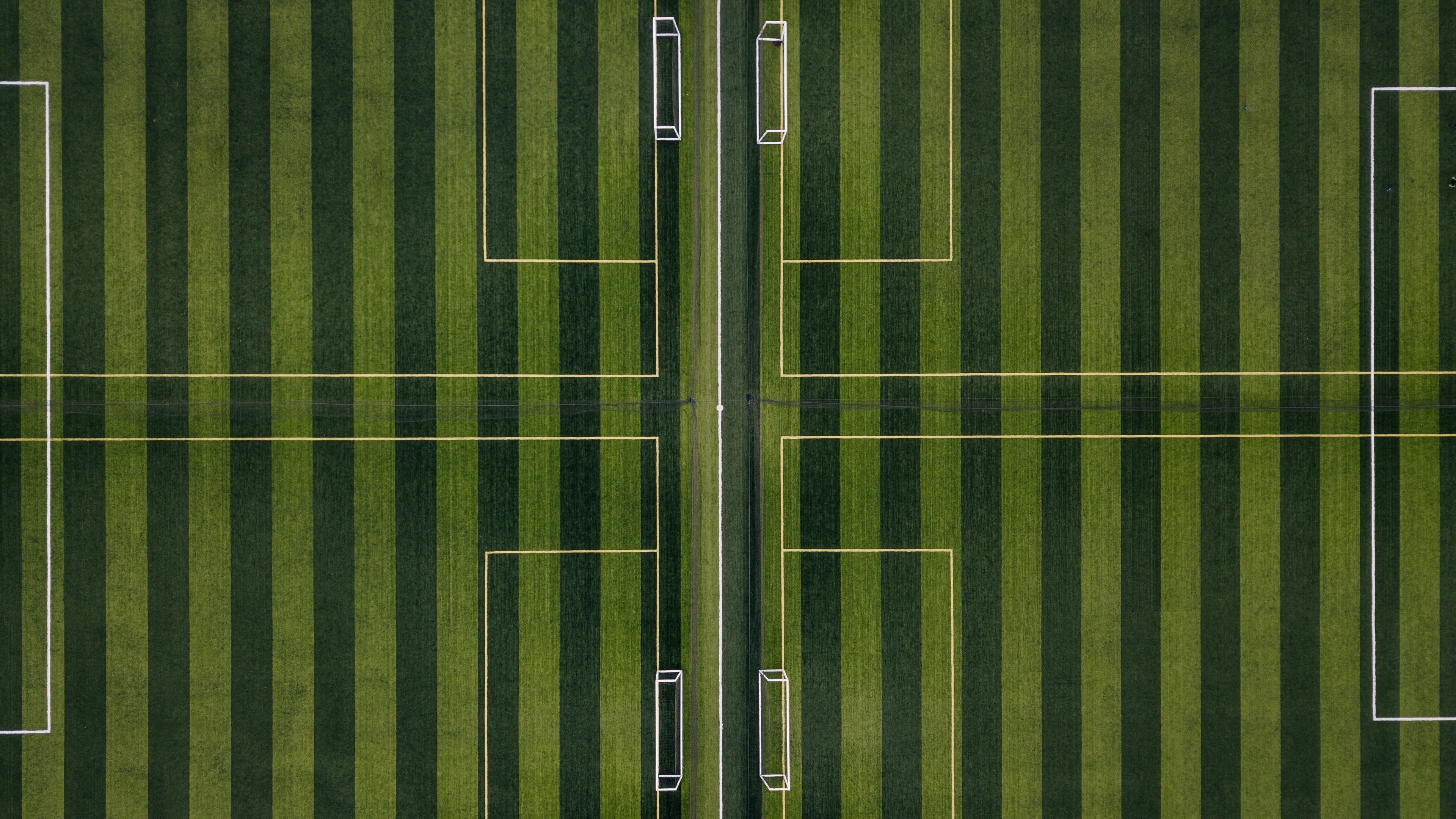 football field, top view, minimalism, 4k, HD Wallpaper