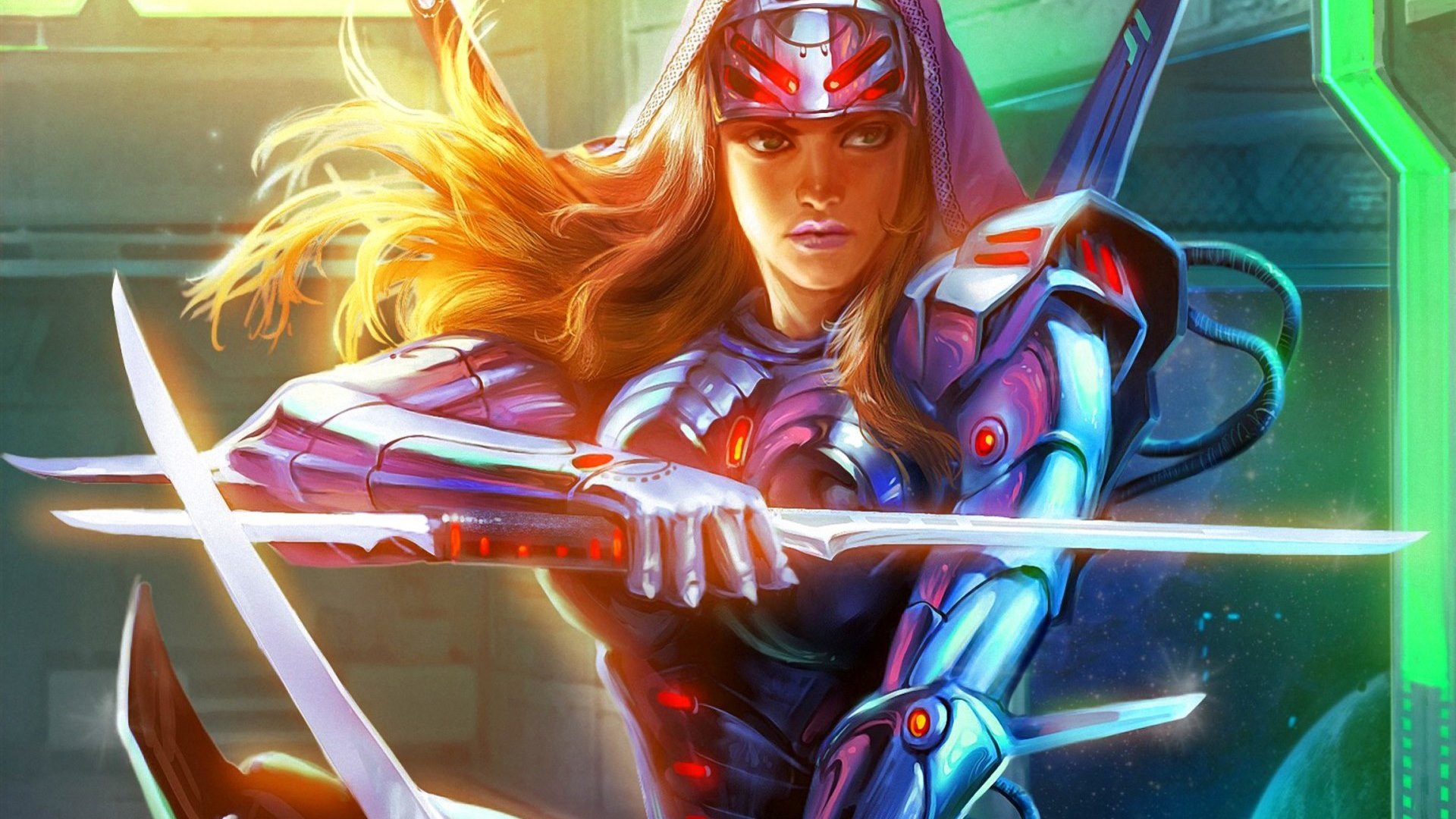 sci  fi, fantasy, warrior, magic, women, HD Wallpaper