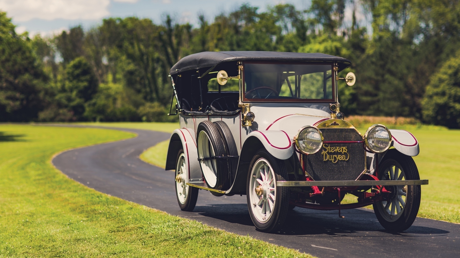 retro, green, vintage, car, HD Wallpaper