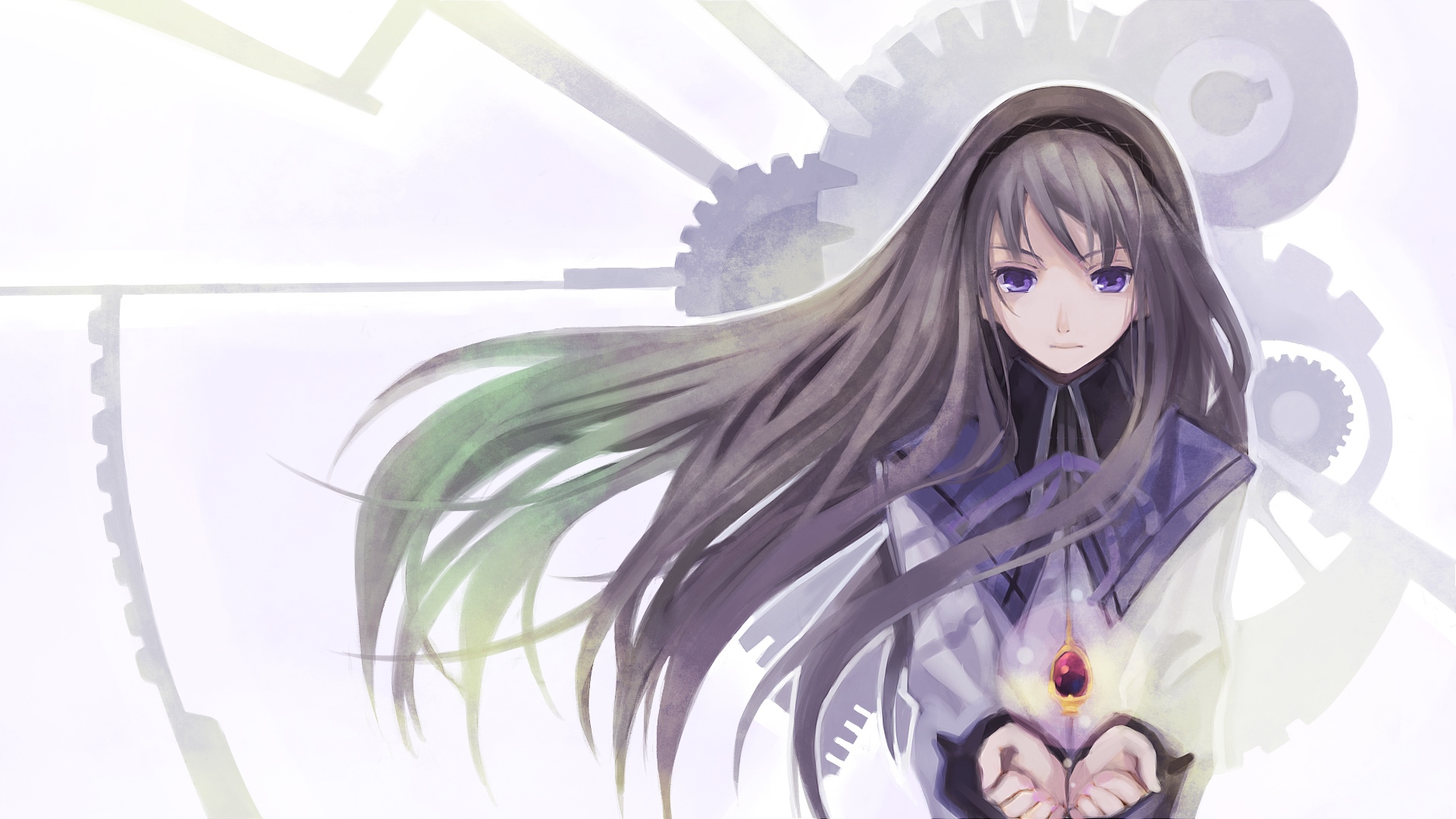 girl, anime, madoka, mahou, shouju, magica, HD Wallpaper