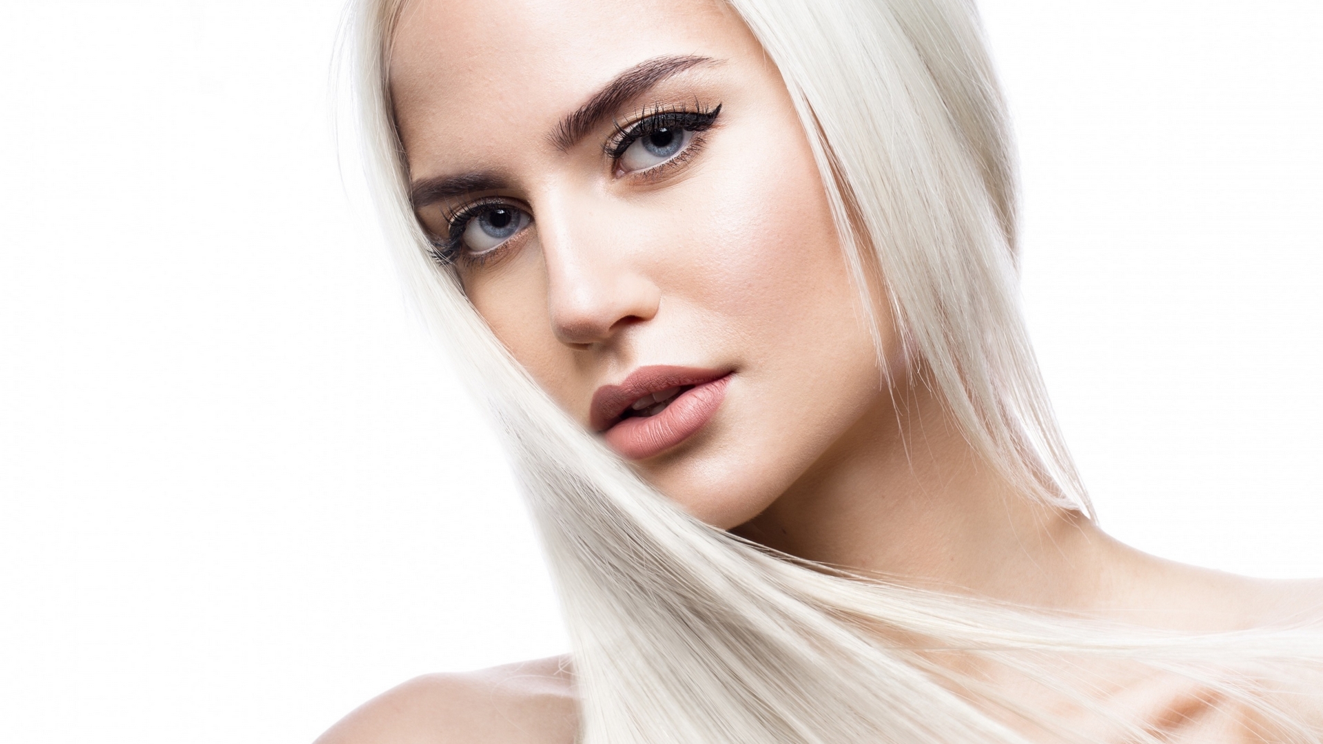 hair, frumusete, girl, model, beauty, face, white, woman, HD Wallpaper