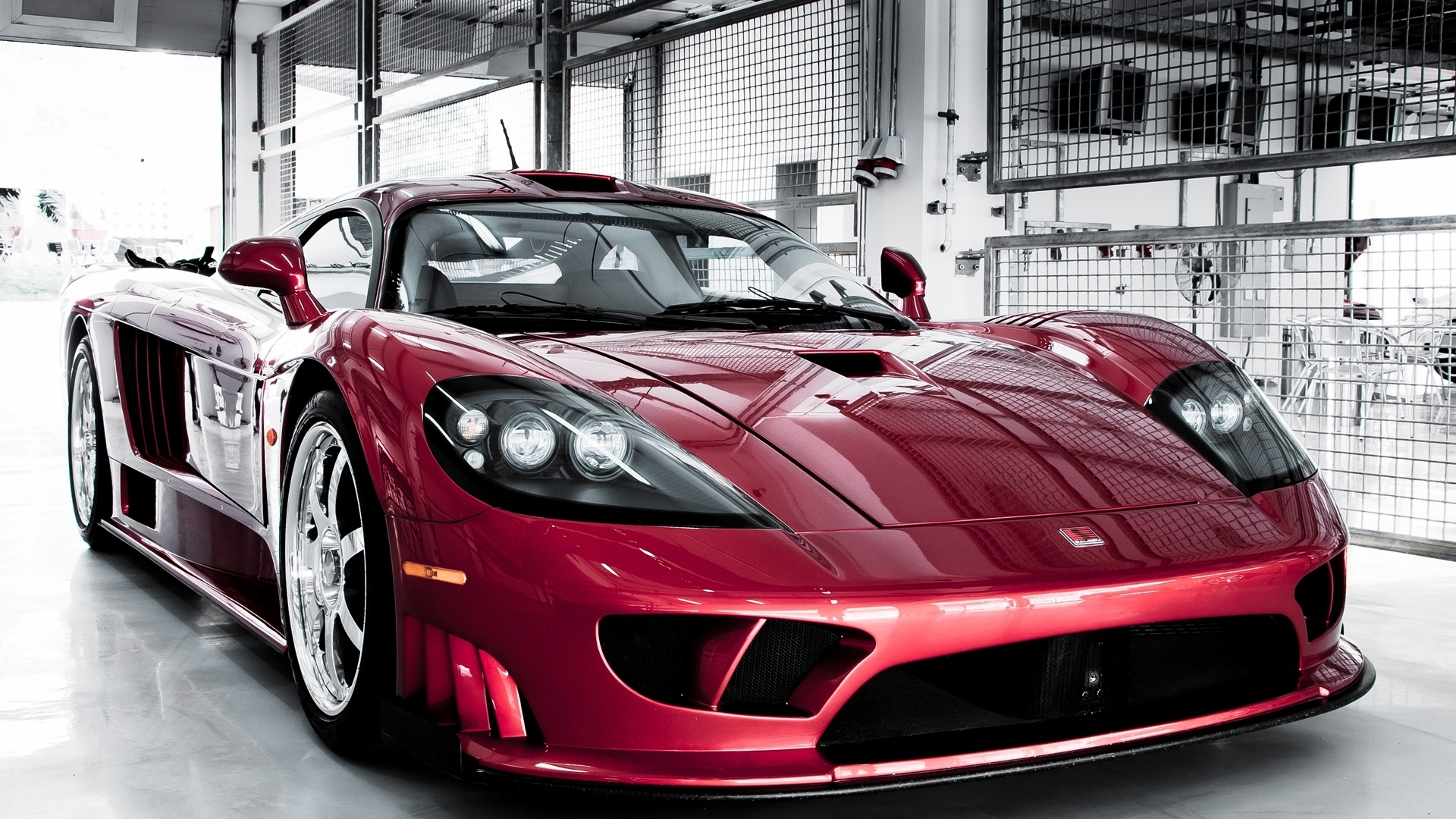 red, turbo, s7, saleen, beautiful, speed, nice, twin, car, HD Wallpaper
