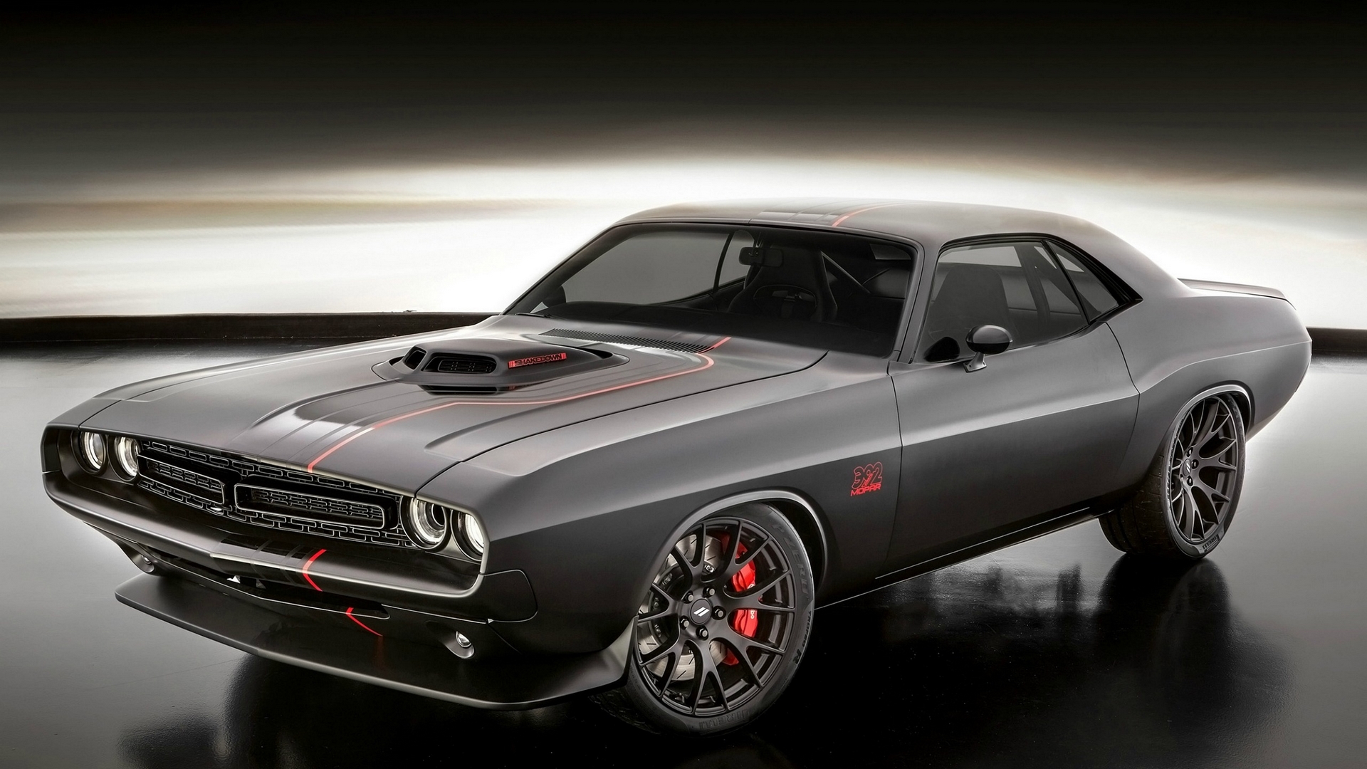 2016, cars, challenger, two colour, dodge, HD Wallpaper