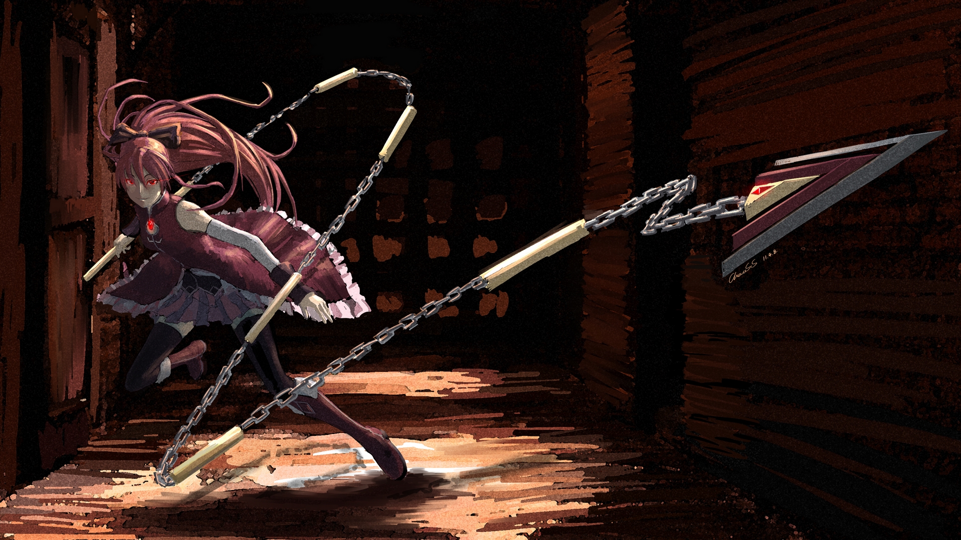 mahou, shoujo, magica, madoka, HD Wallpaper