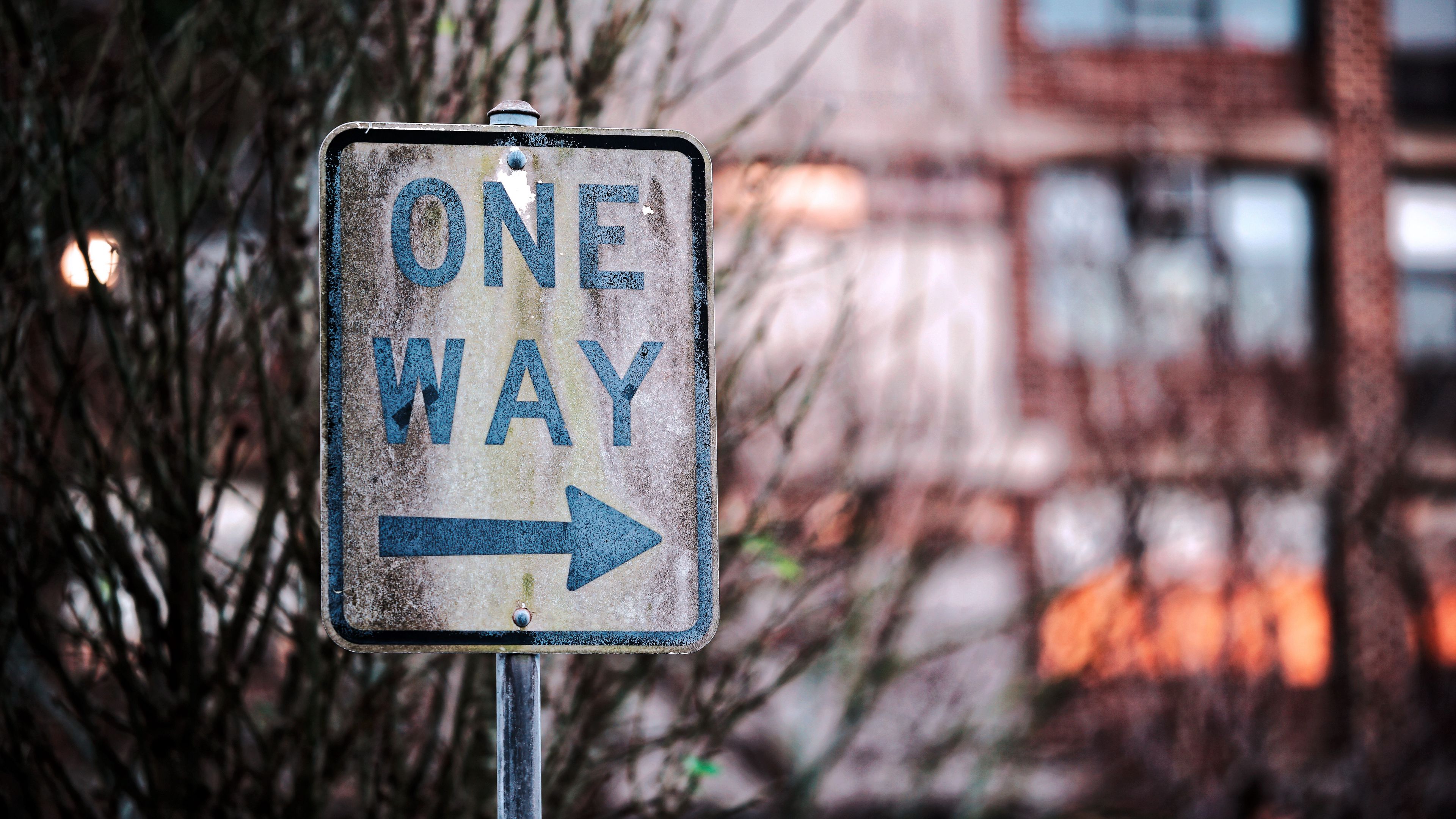 road sign, inscription, pillar, direction, 4k, HD Wallpaper