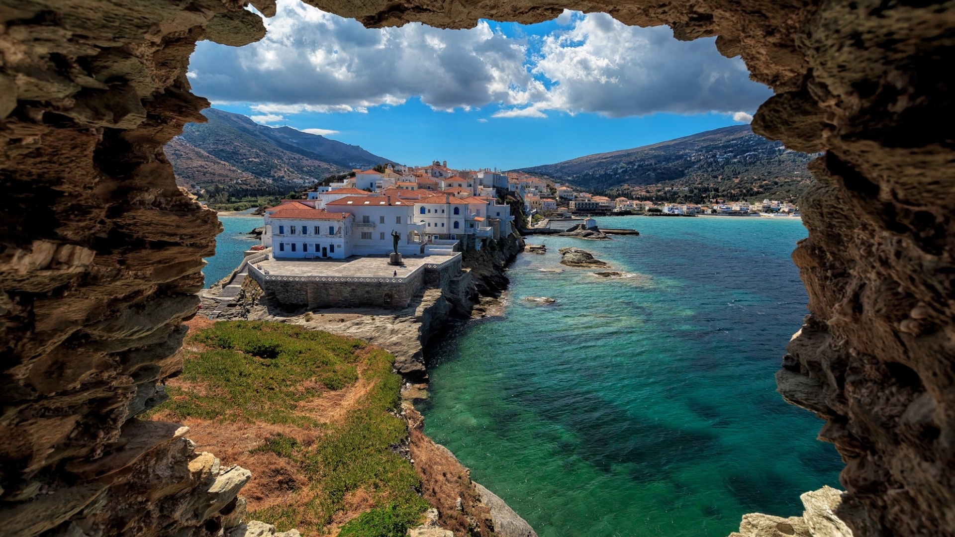 greece, nature, in, island, HD Wallpaper