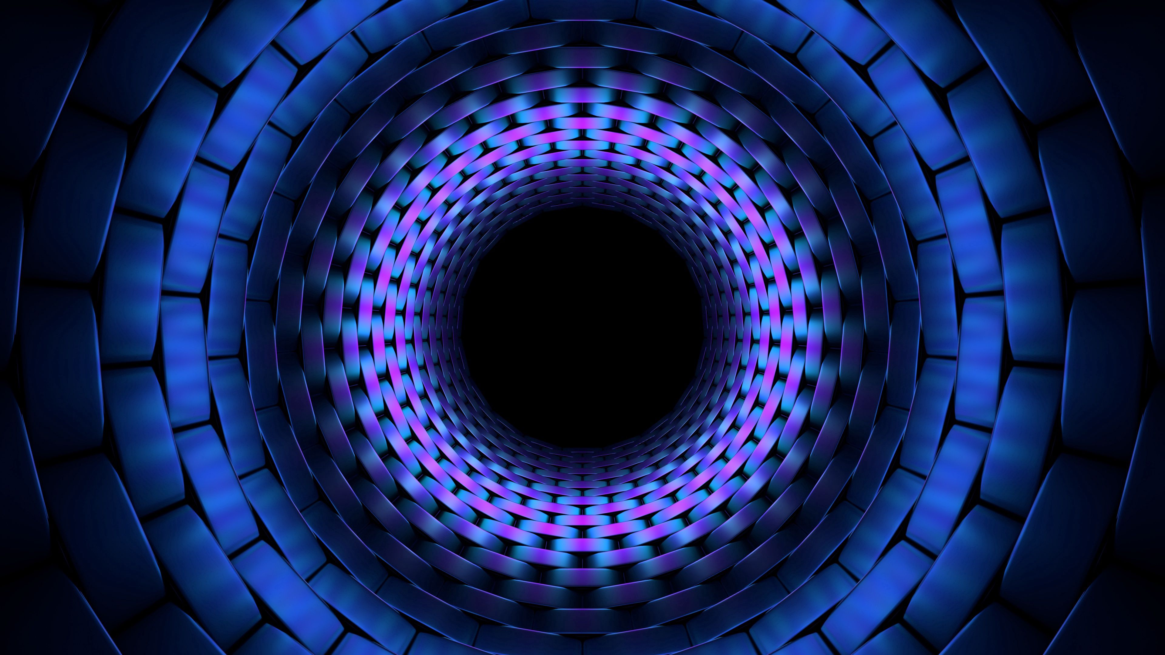 plexus, tunnel, rendering, 4k, HD Wallpaper