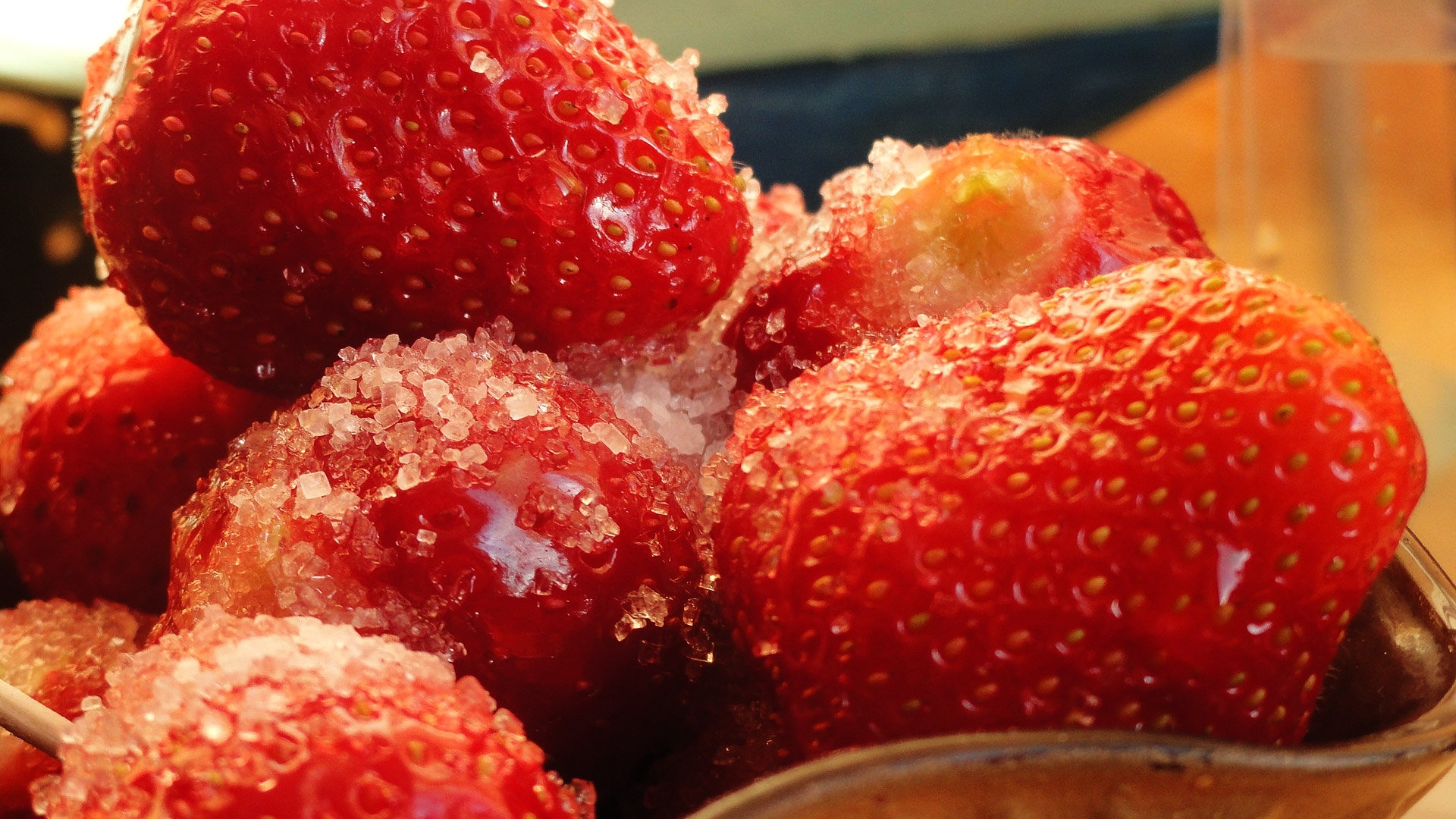 fruit, red, photography, delicious, strawberries, HD Wallpaper