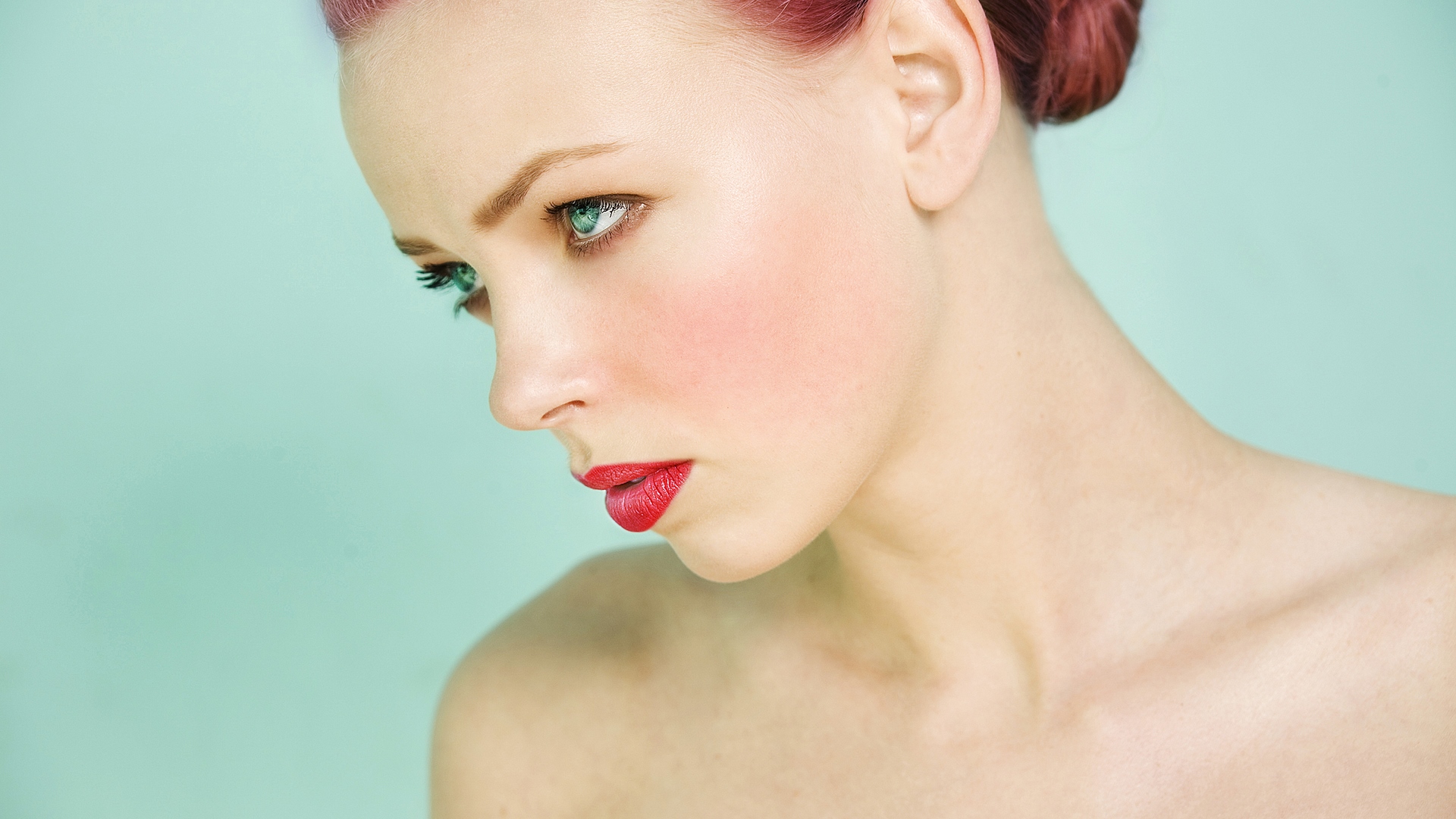beautiful, eyes, woman, people, HD Wallpaper