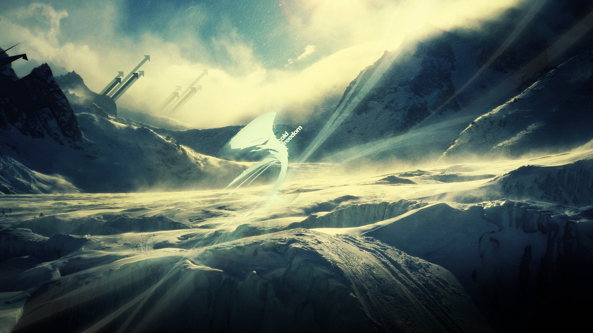 ice, cold freedom, snow, HD Wallpaper