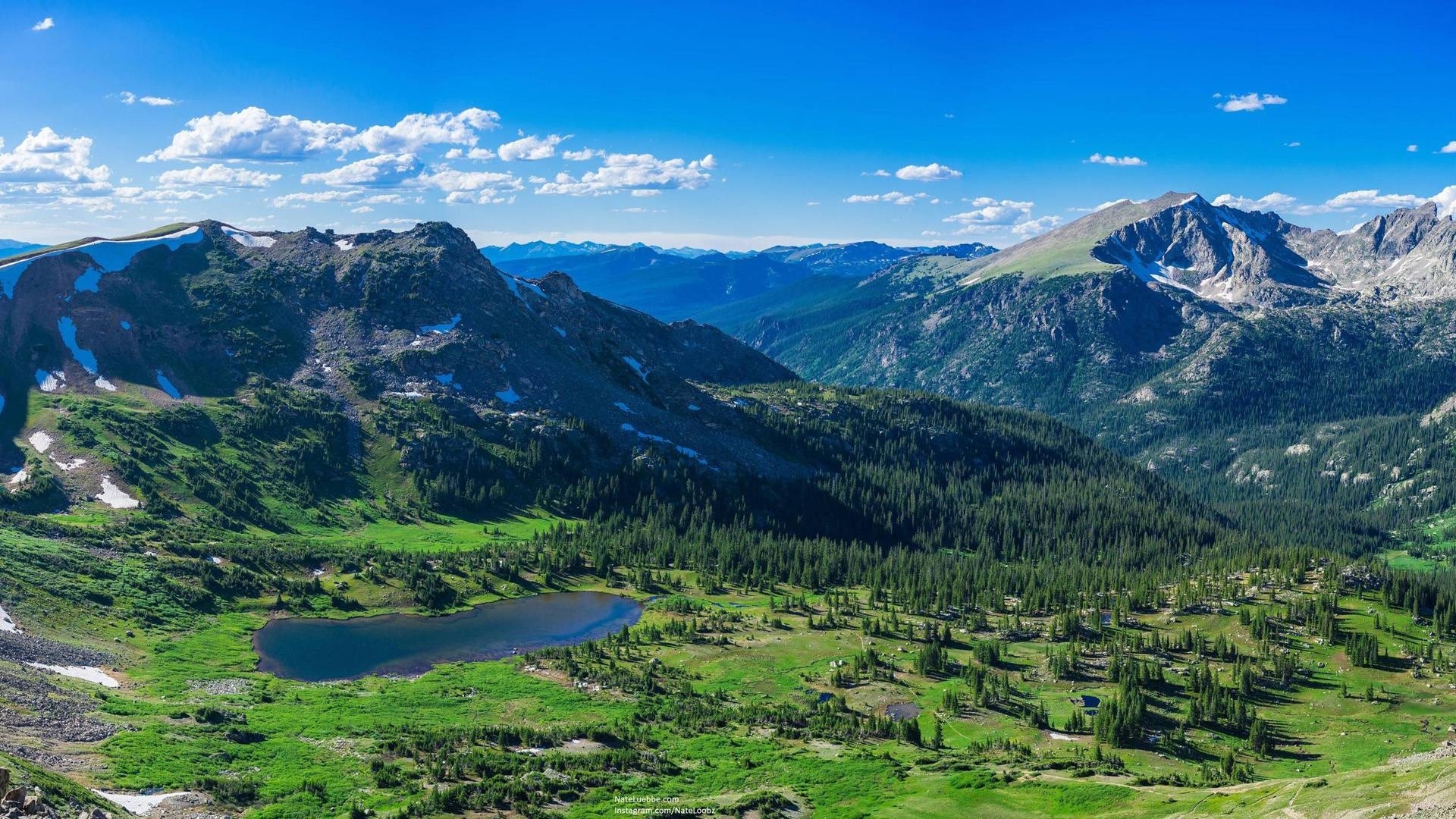mountain, forest, nature, fun, lake, HD Wallpaper