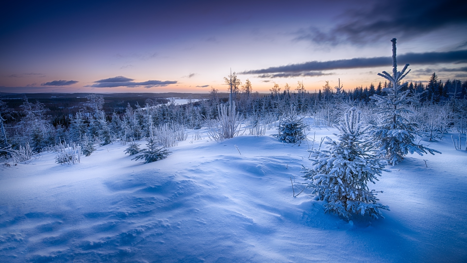 cloud, sky, snow, winter, HD Wallpaper