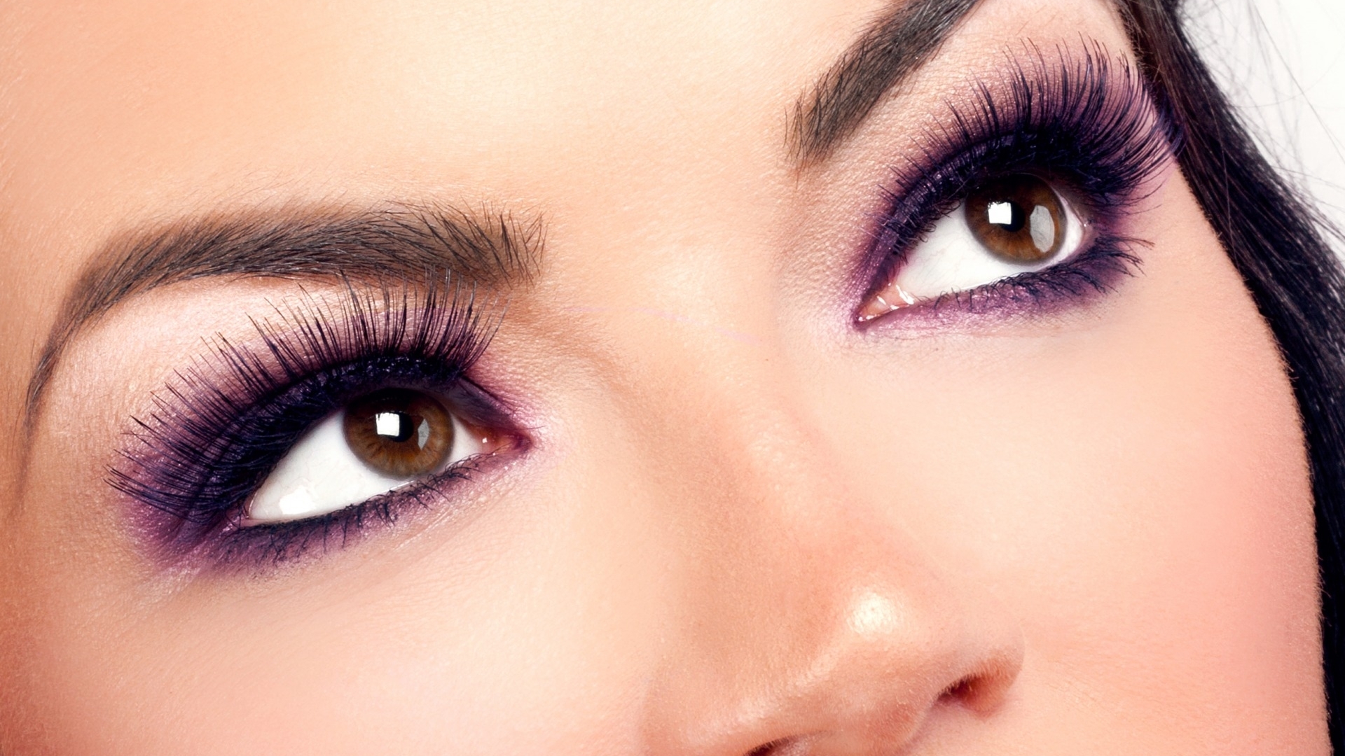 model, women, makeup, eyes, HD Wallpaper