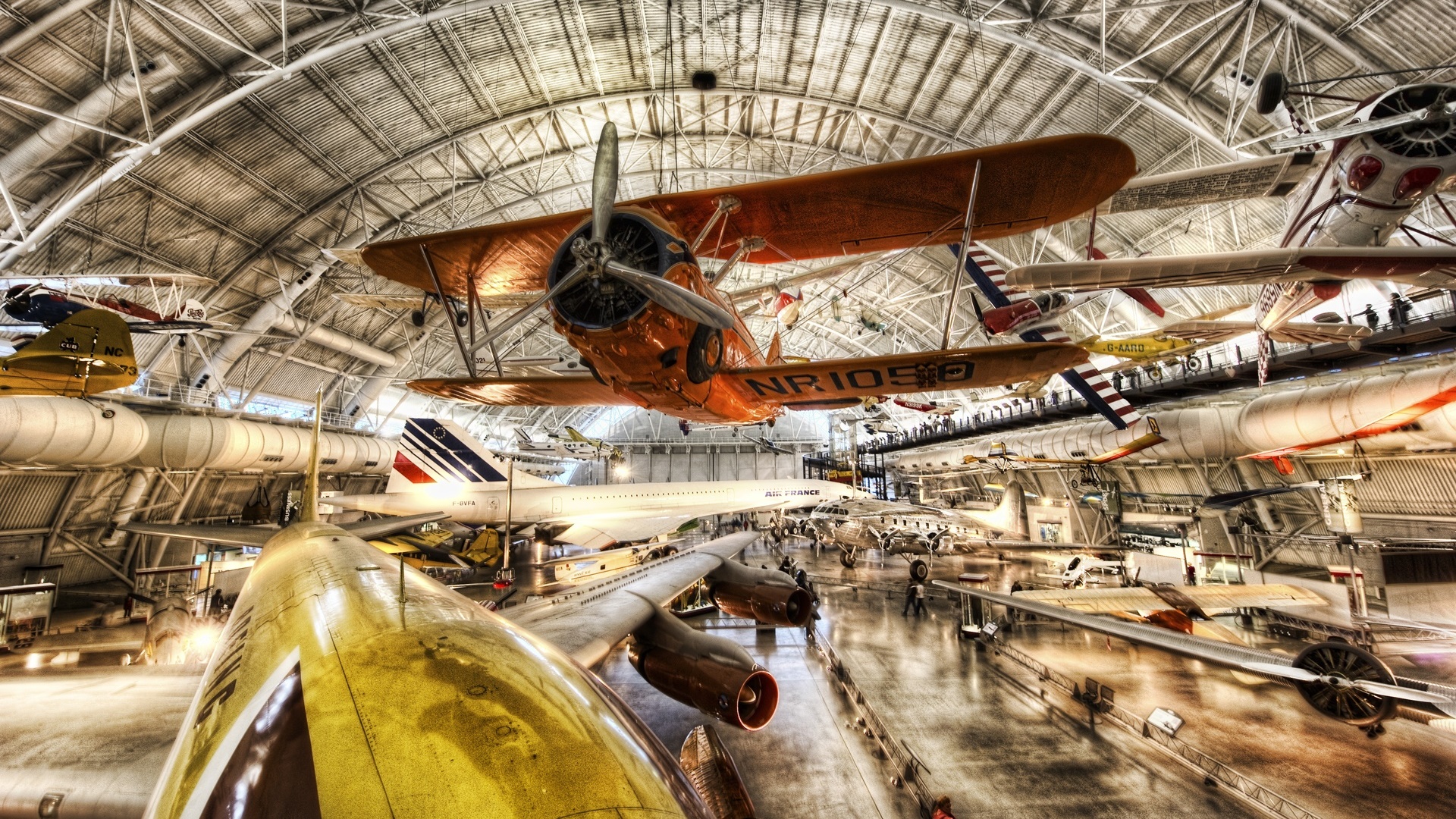 aircraft, plane, photography, hdr, aviation, HD Wallpaper