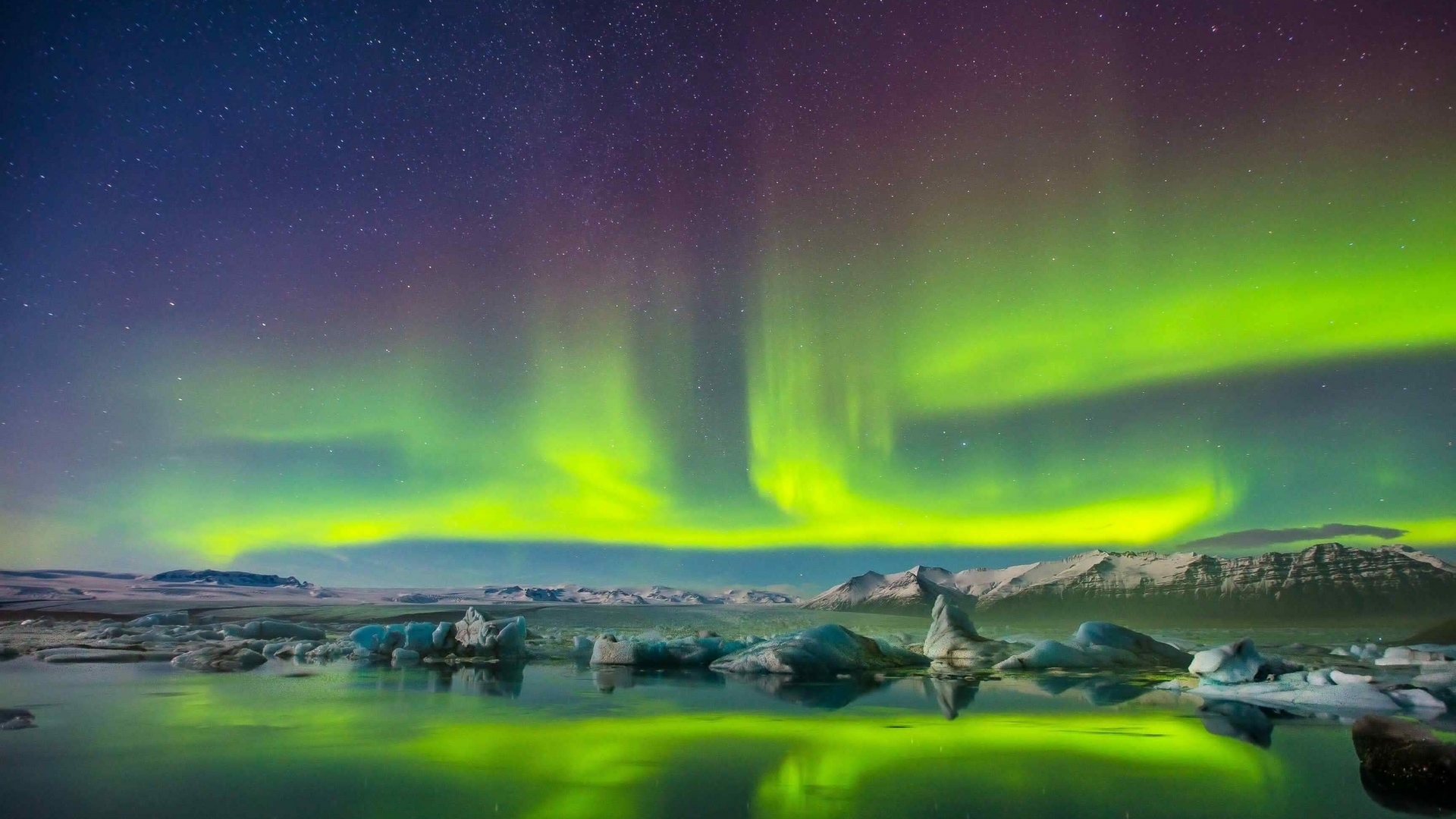 water, aurora, polat lights, nature, sky, HD Wallpaper