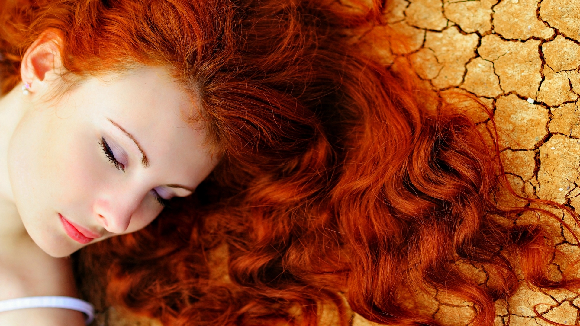 hair, girl, model, redhead, beauty, woman, HD Wallpaper