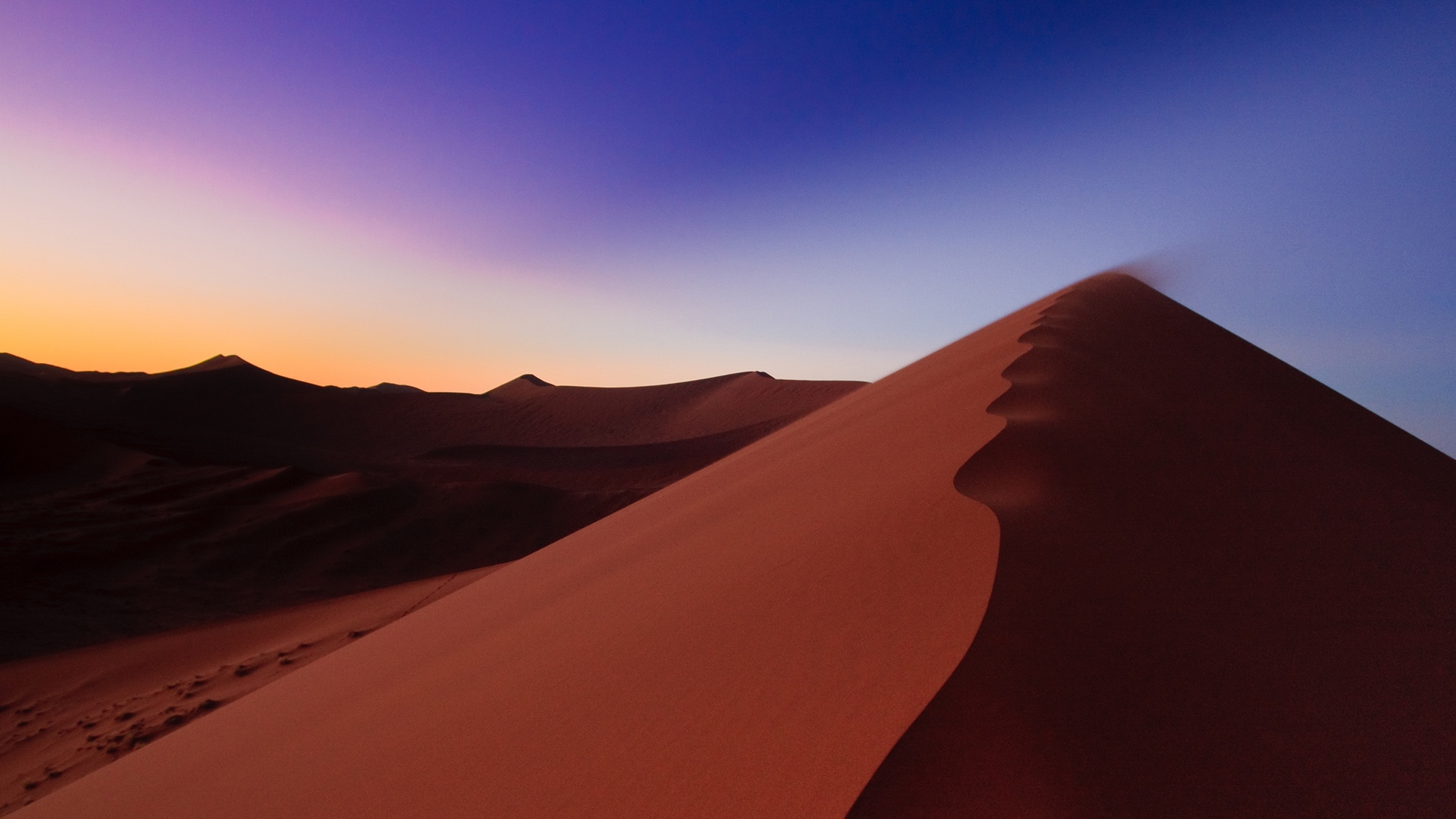 sand, sunrise, dunes, deserts, HD Wallpaper