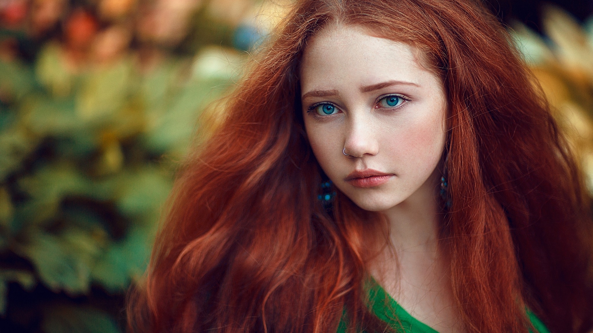 face, model, woman, redhead, HD Wallpaper