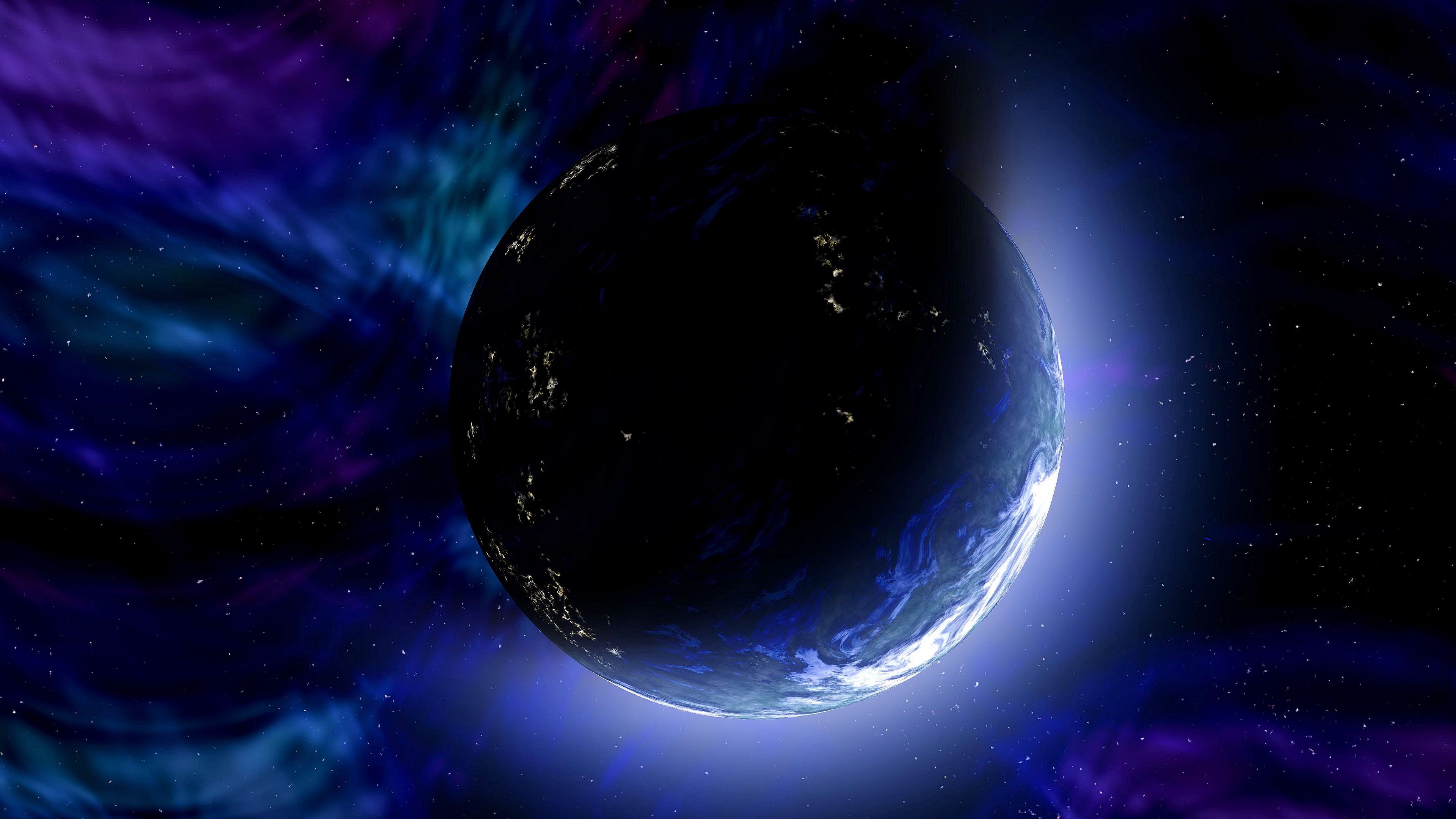 planet, space, universe, stars, 4k, HD Wallpaper