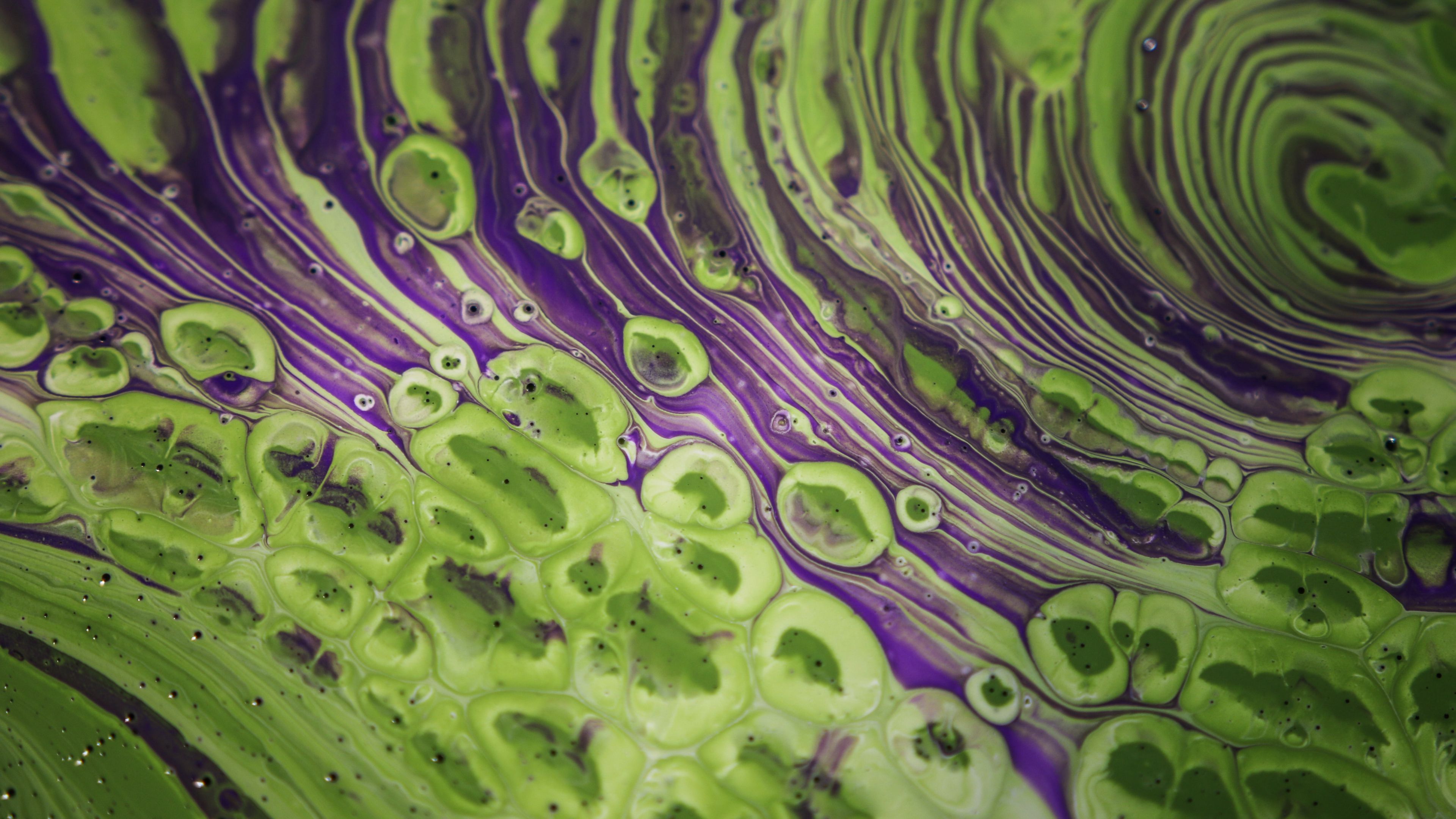 fluid, blur, paint, 4k, HD Wallpaper