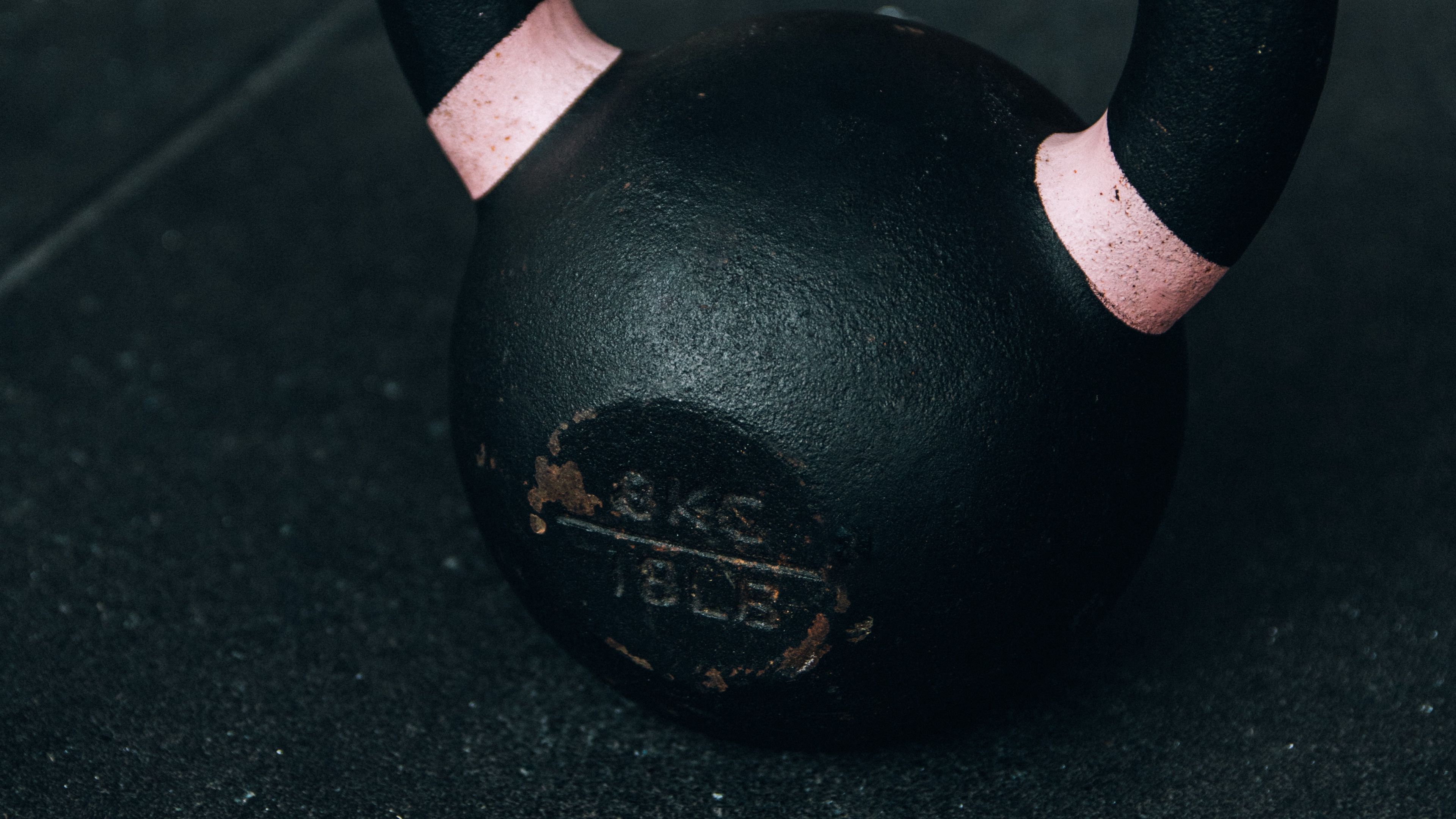 kettlebell, gym, sport, 4k, HD Wallpaper