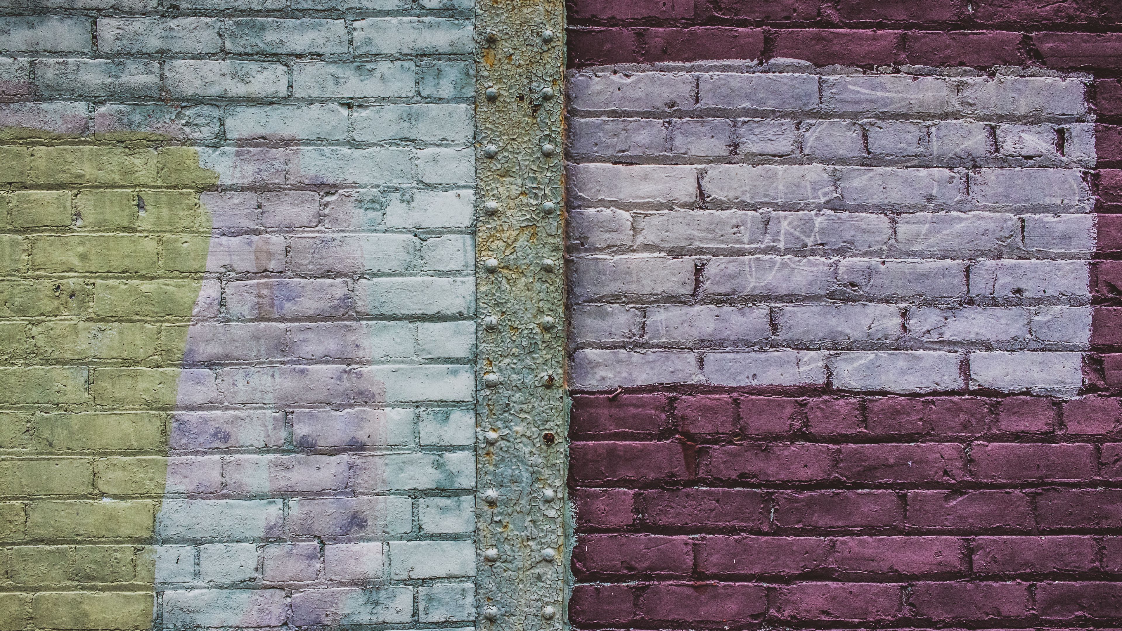 wall, brick, texture, 4k, HD Wallpaper