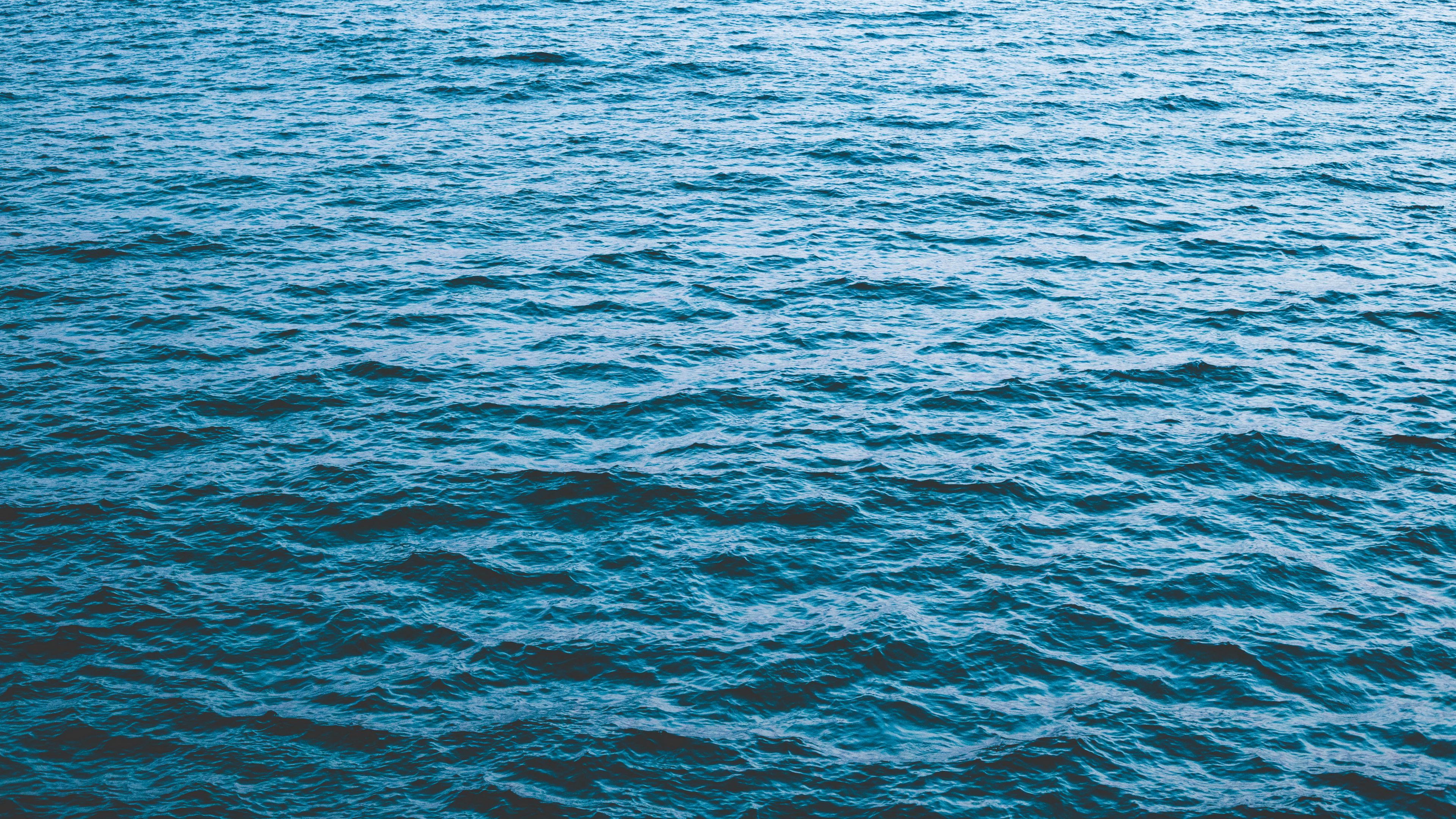 sea, surface, water, 4k, HD Wallpaper