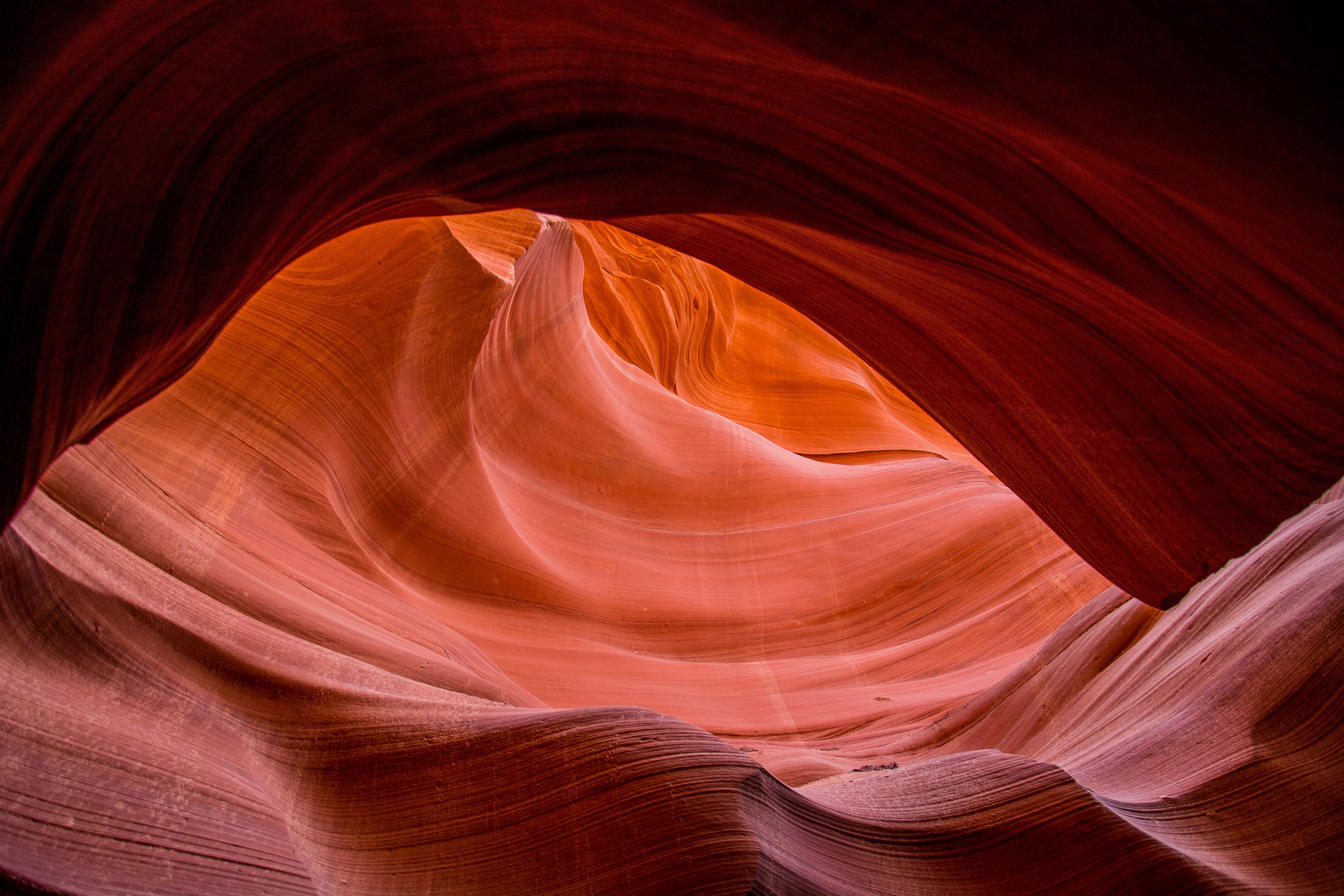 rock orange arizona and geology 4k, HD Wallpaper