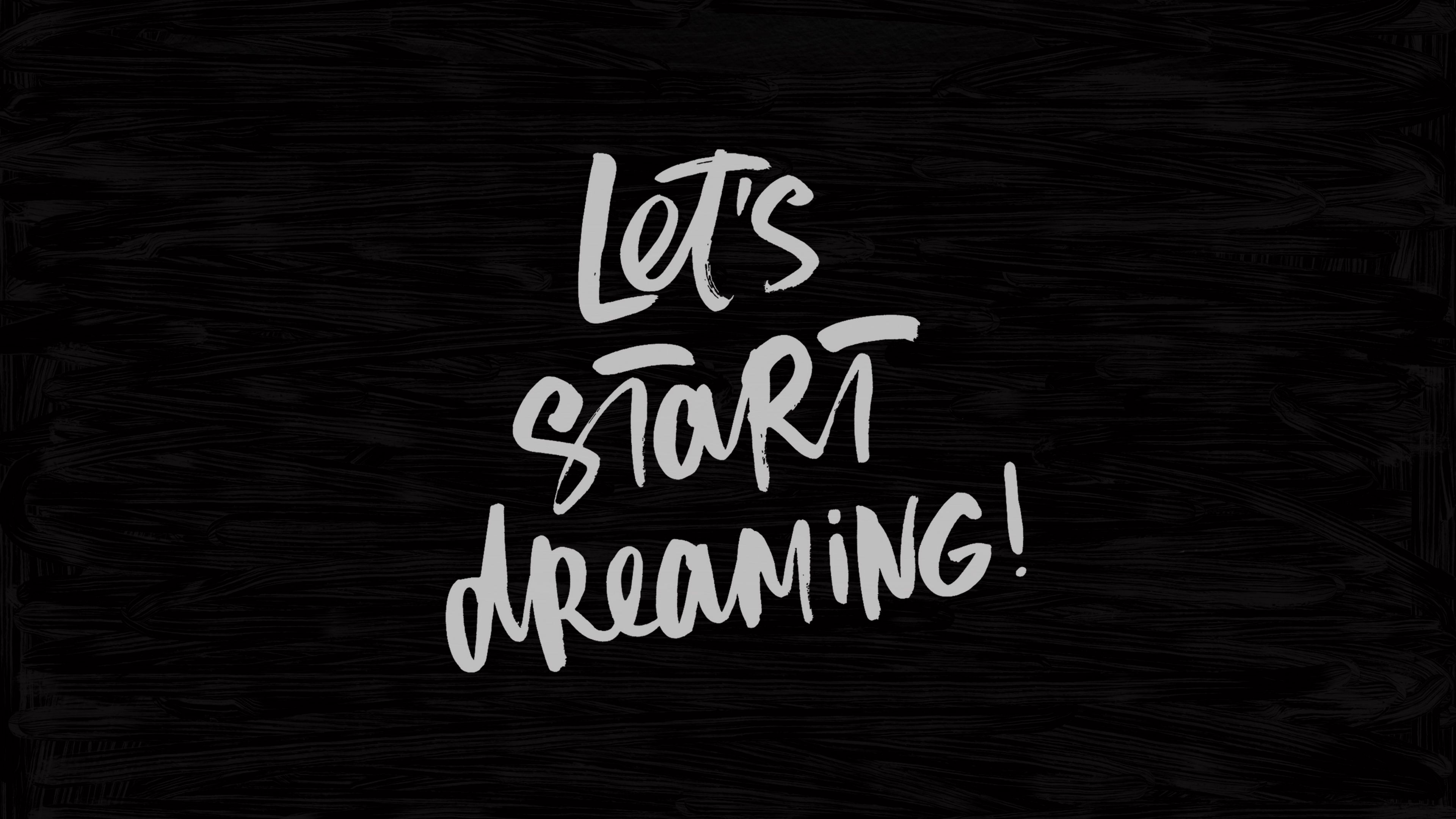 inscription, motivation, dark background, texture, 4k, HD Wallpaper