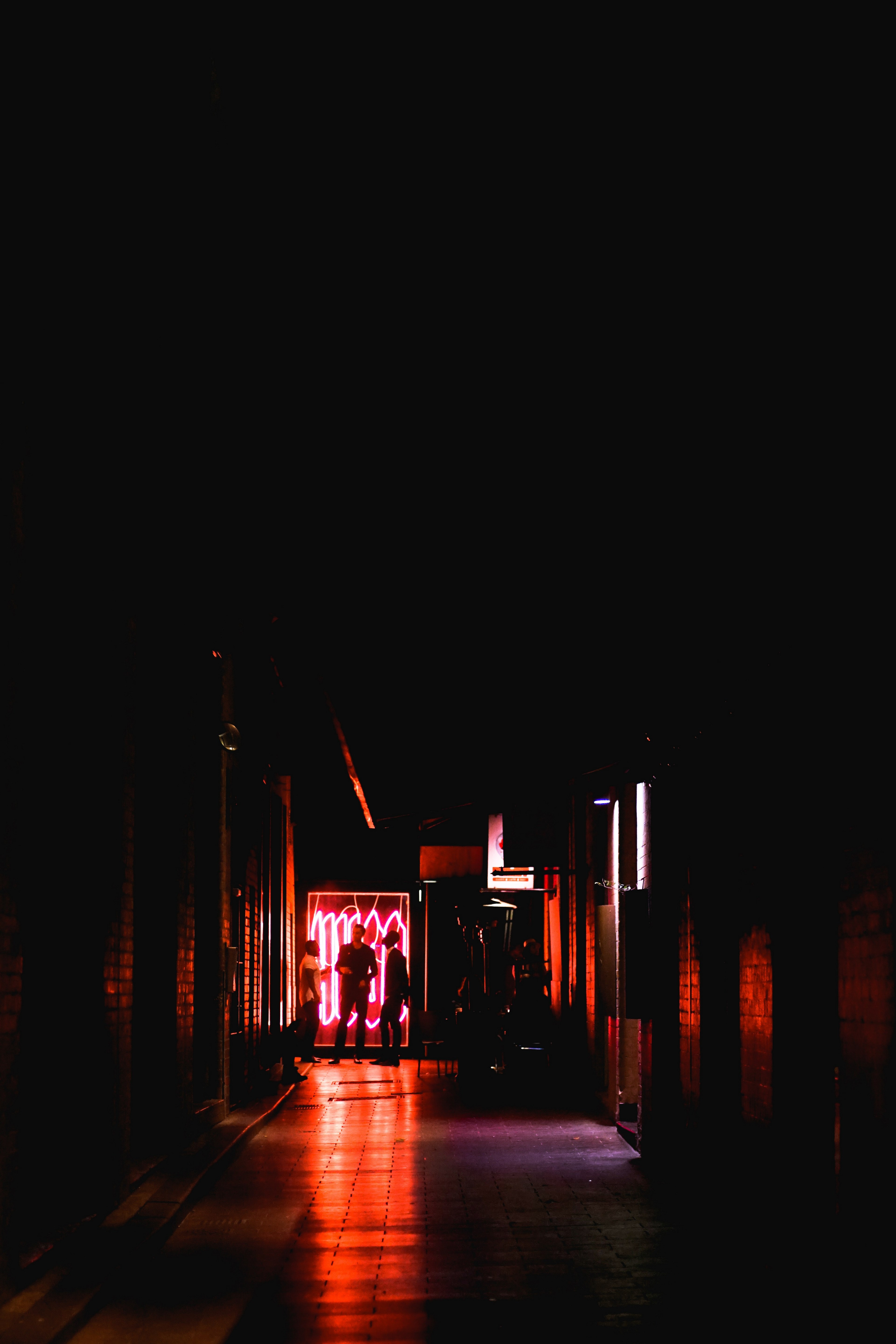 dark night lights and neon hd, 4k, Phone HD Wallpaper