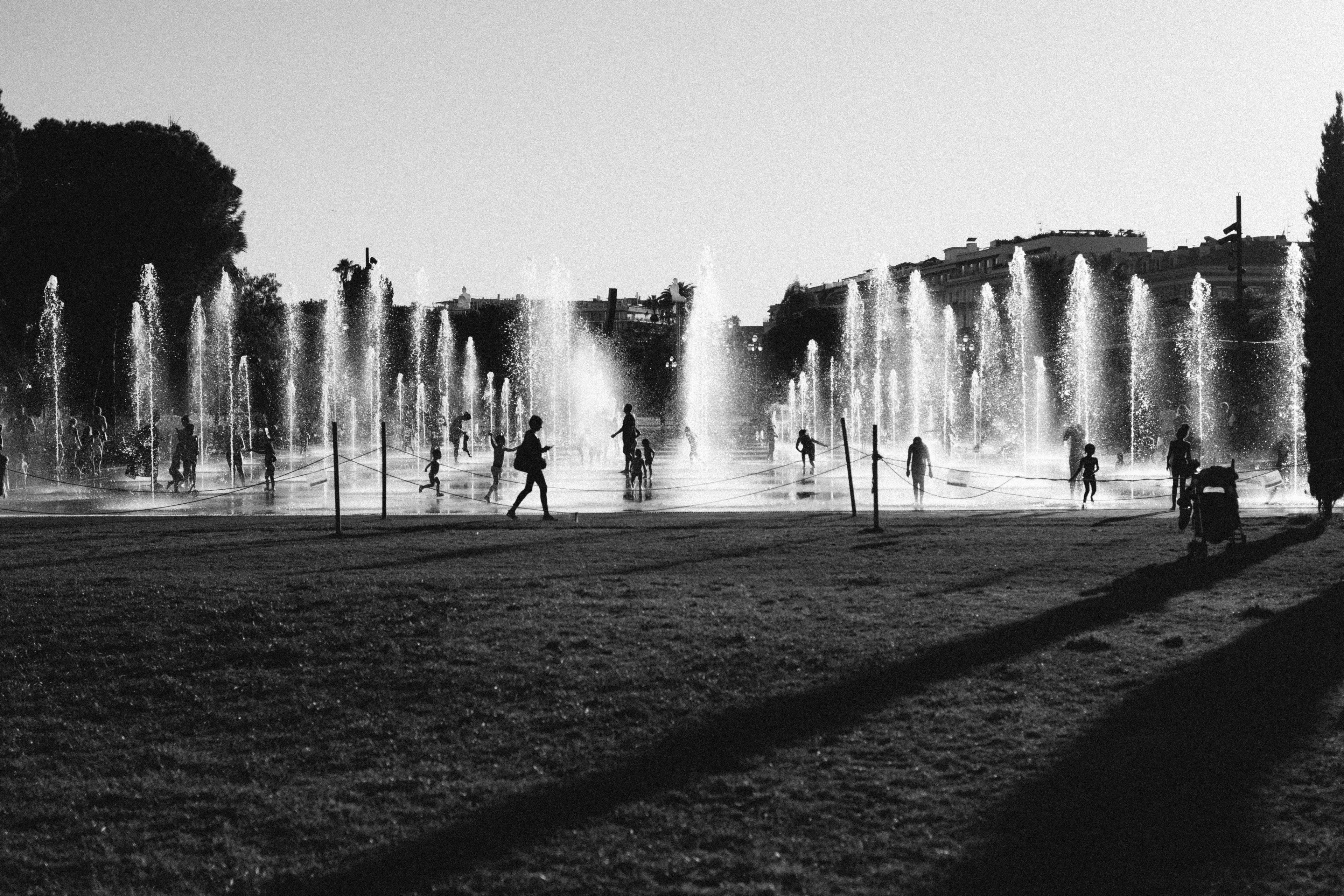 nice grain fountain and fun 4k, HD Wallpaper