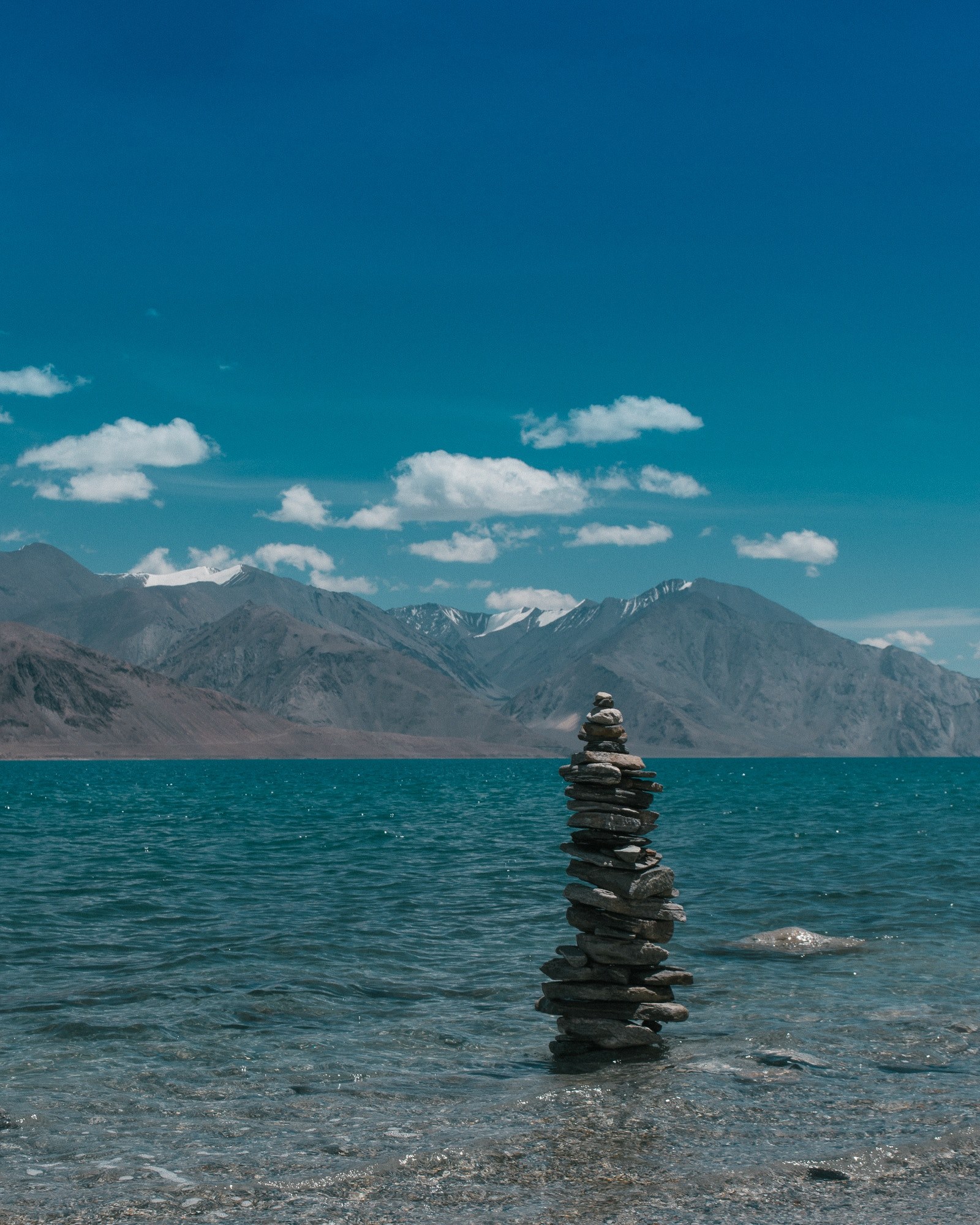 the beautiful pangong_ 4k, Phone HD Wallpaper