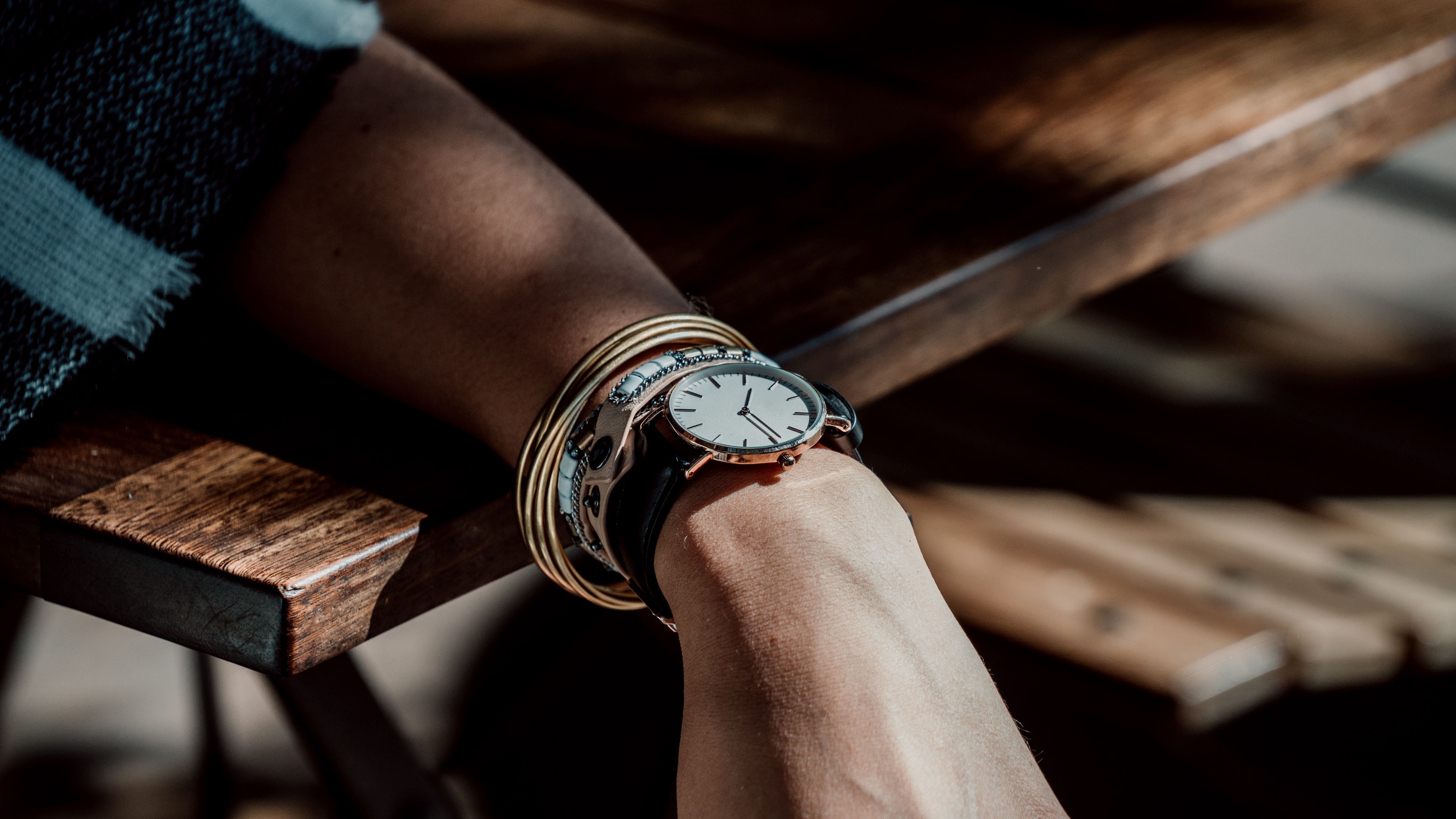 wristwatch, hand, bracelets, 4k, HD Wallpaper