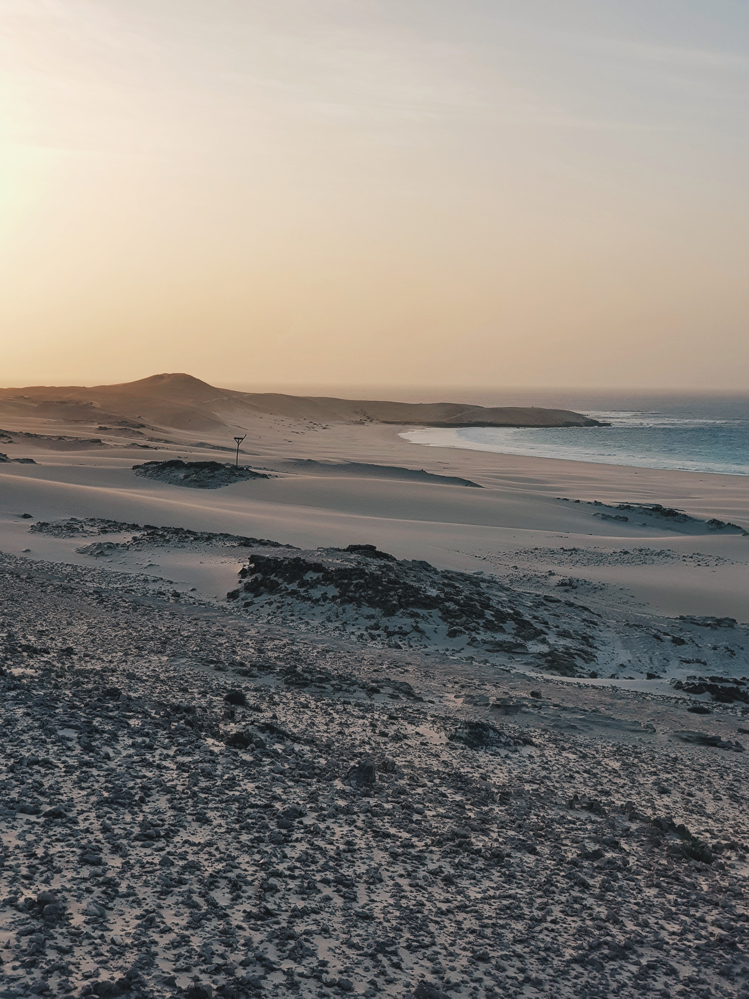 sunset on boa vista 4k, Phone HD Wallpaper