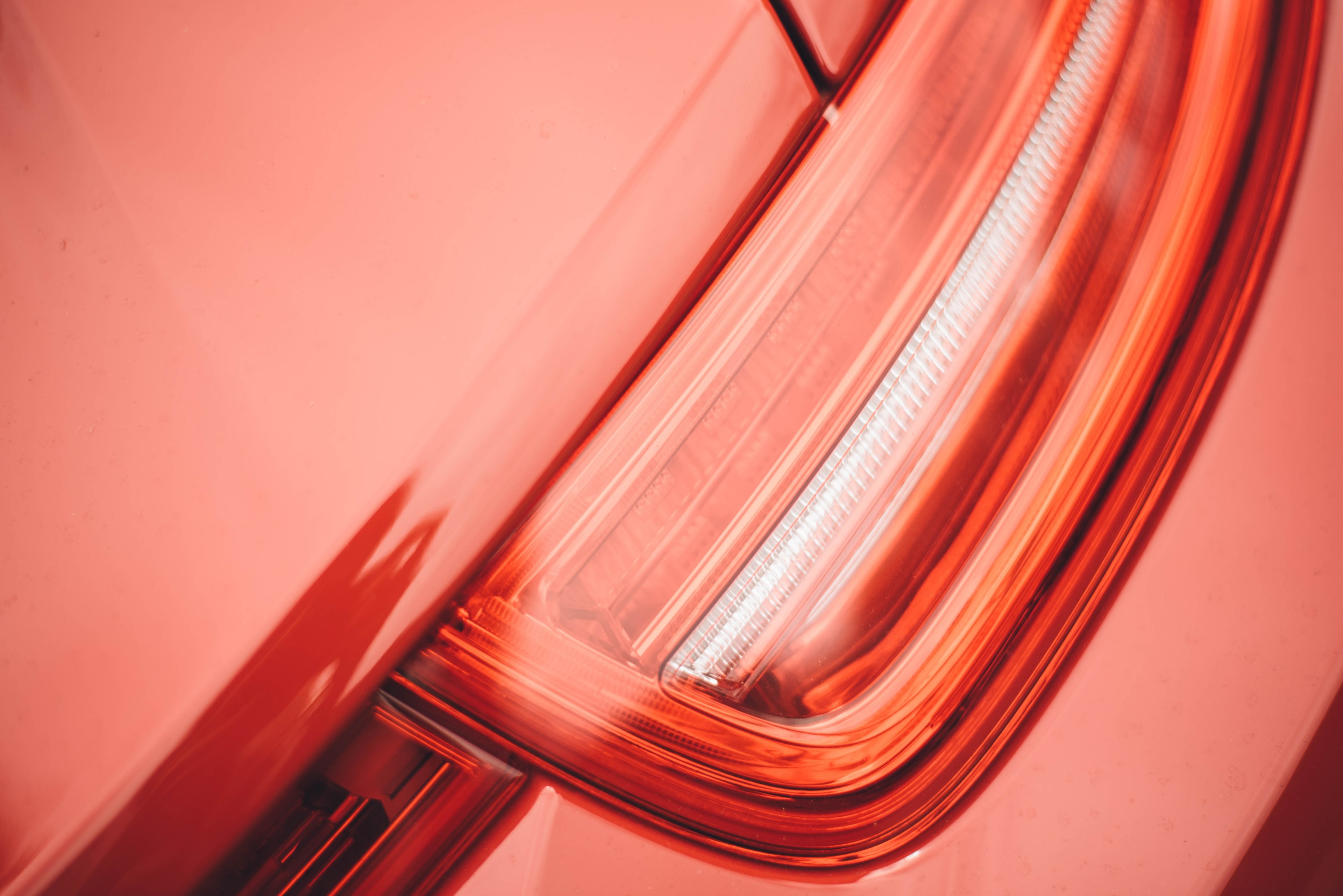 macro shot of a red cars tail light, _red car tail light 4k, HD Wallpaper