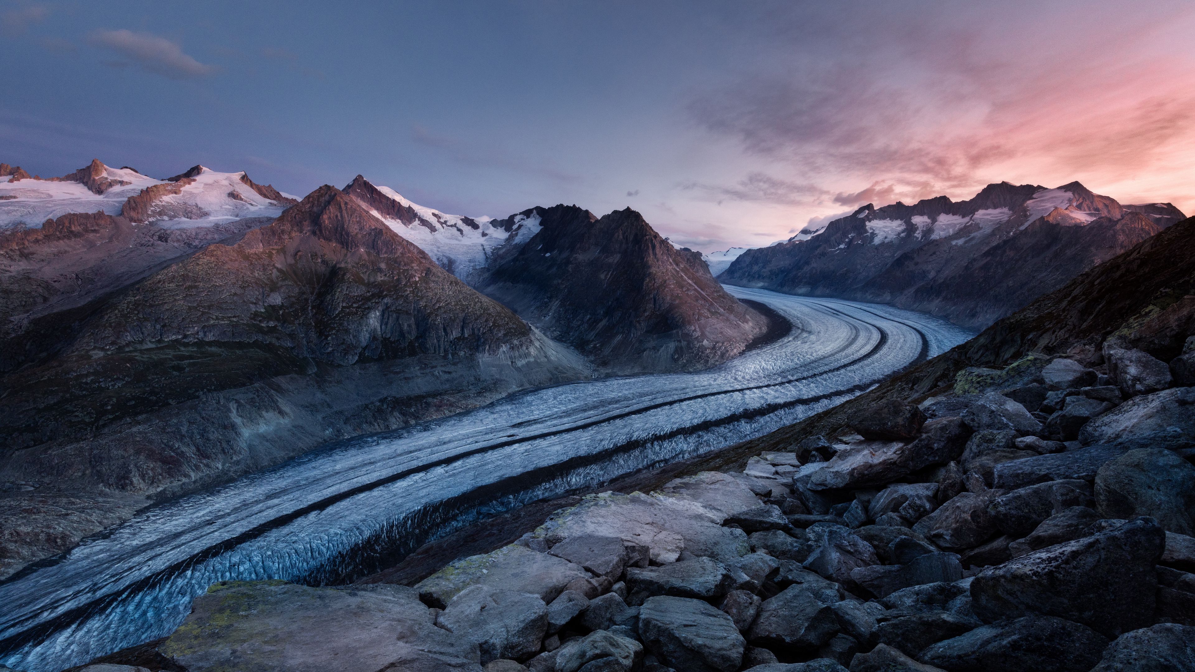road, turn, stones, 4k, HD Wallpaper