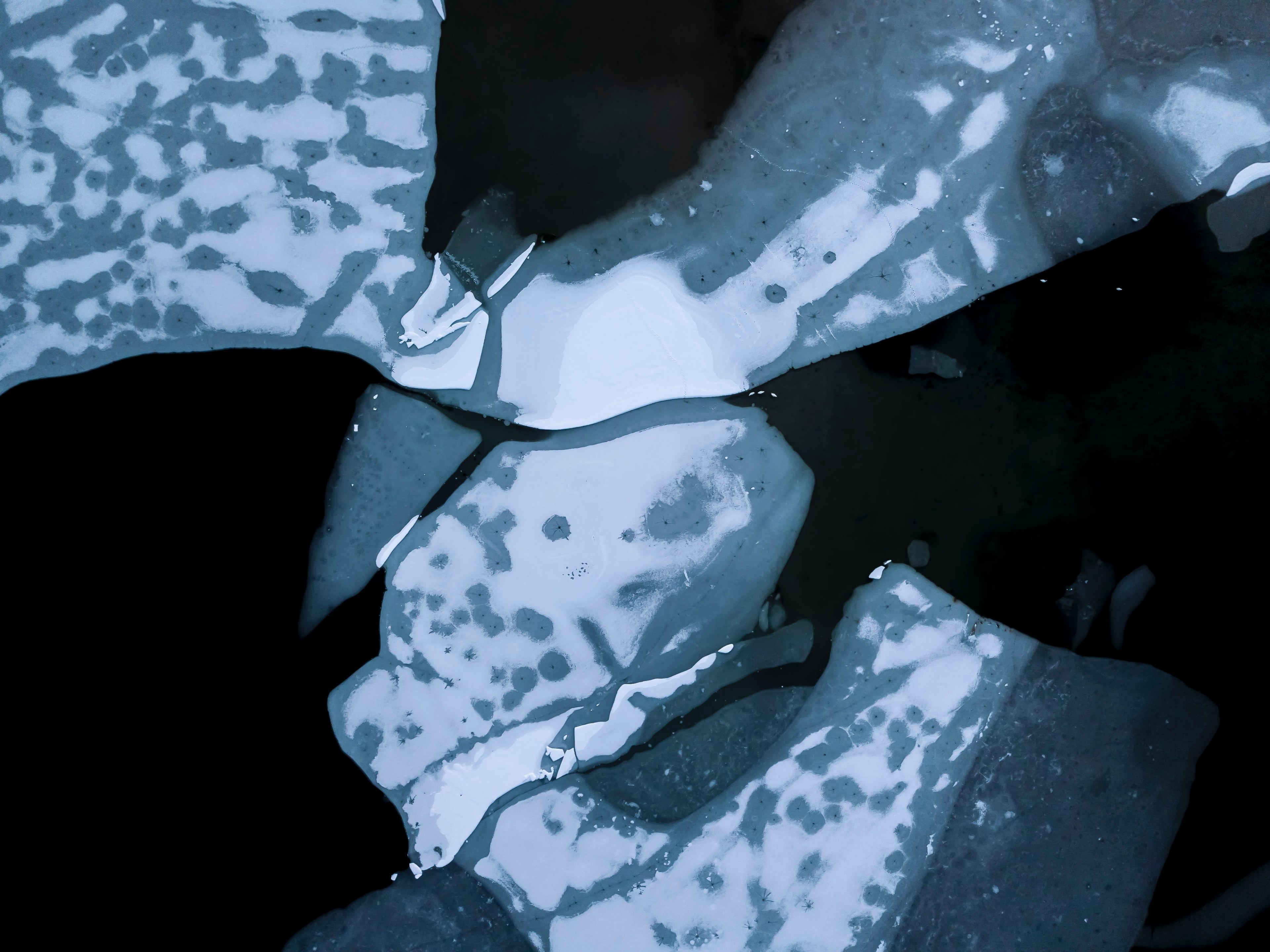 ice winter frozen and lake 4k, HD Wallpaper