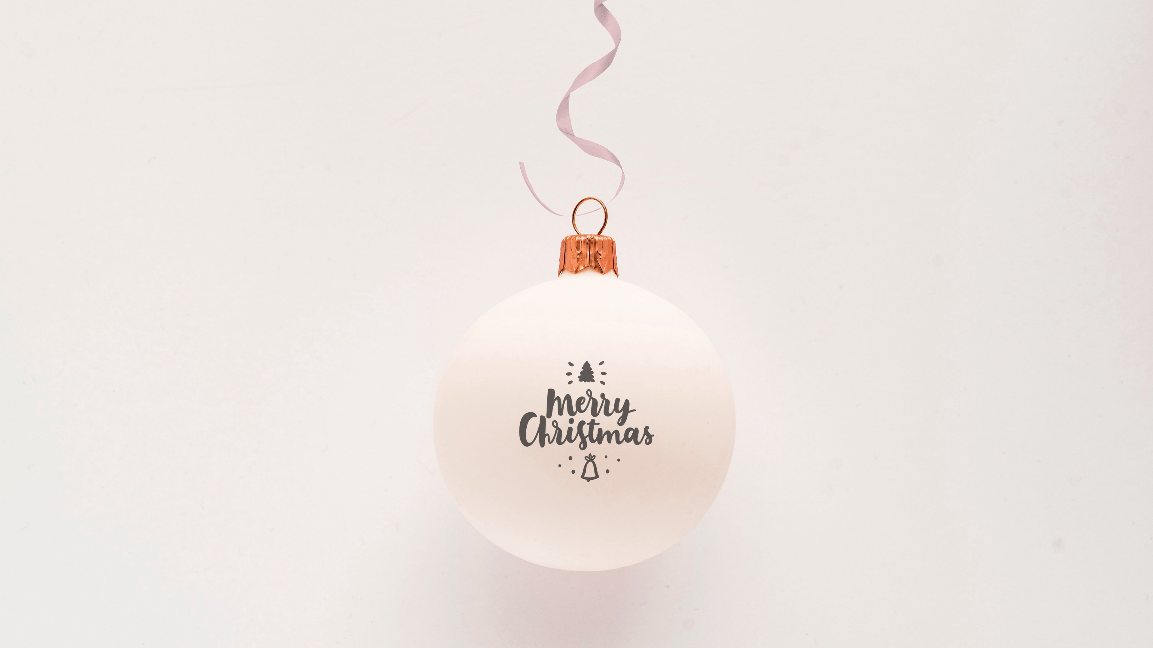 christmas, ball, ornament, christmas ornament, 4k, HD Wallpaper