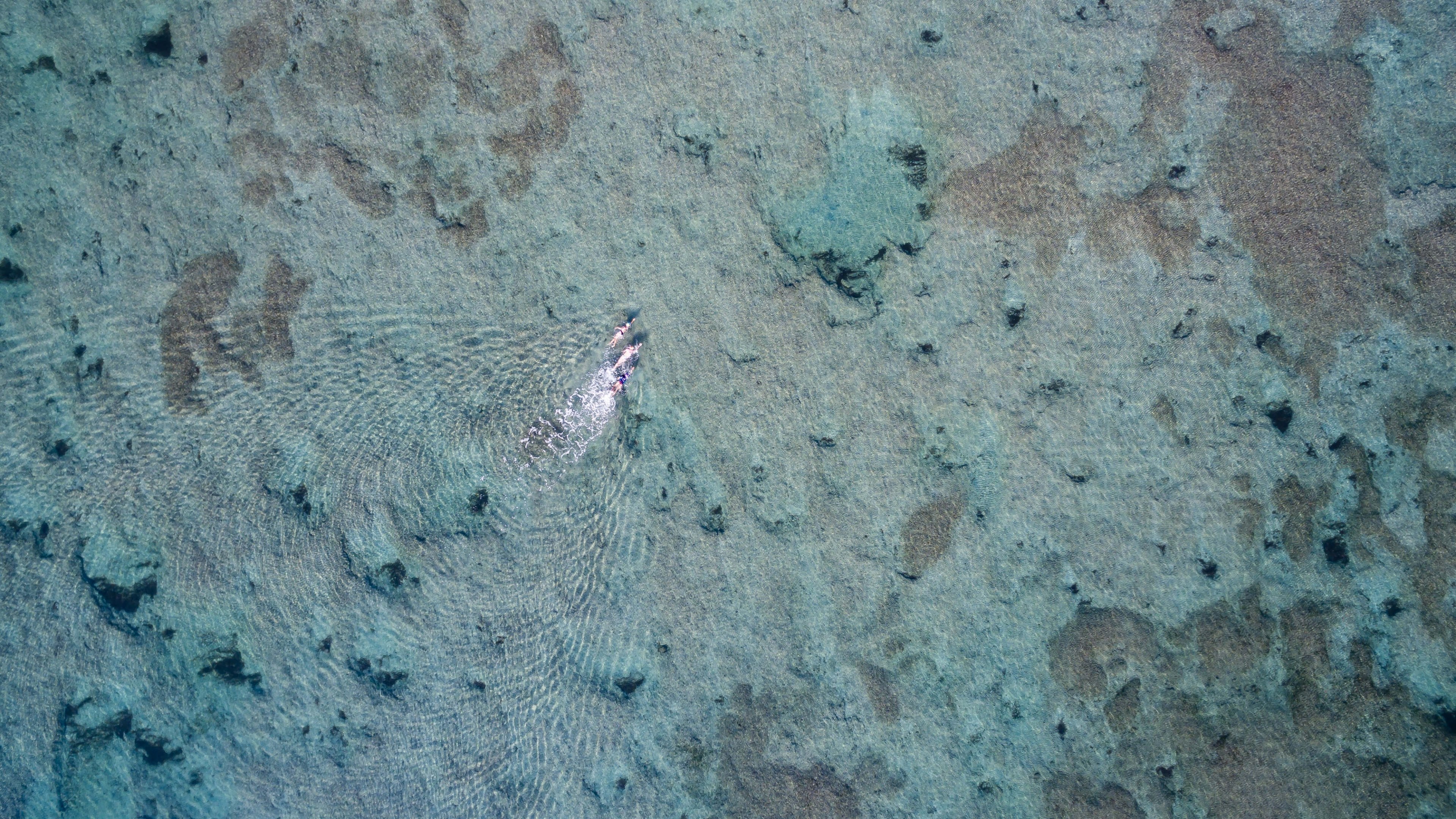 water ocean drone view and aerial view 4k, HD Wallpaper