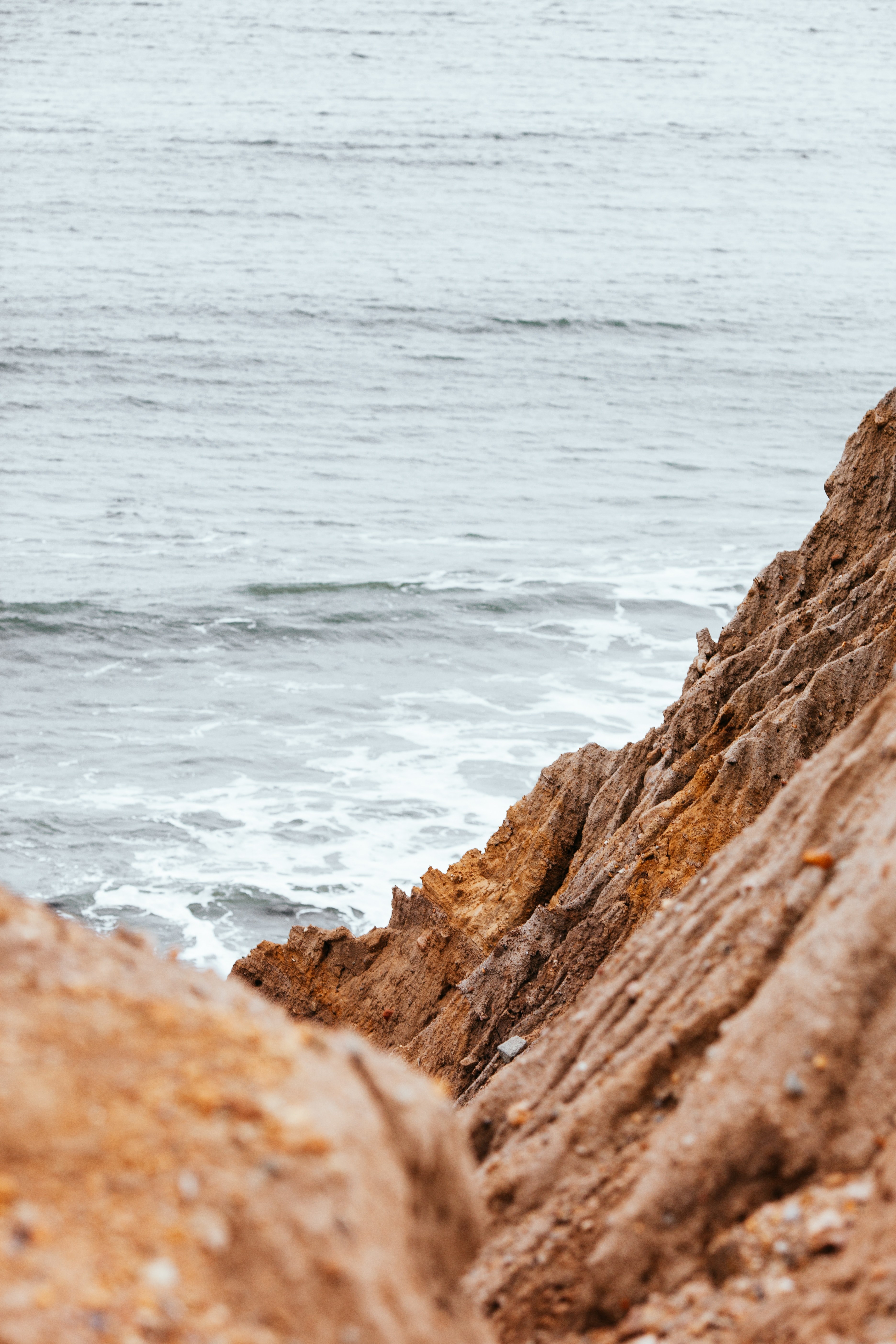 outdoor nature wafe and seashore hd, 4k, Phone HD Wallpaper