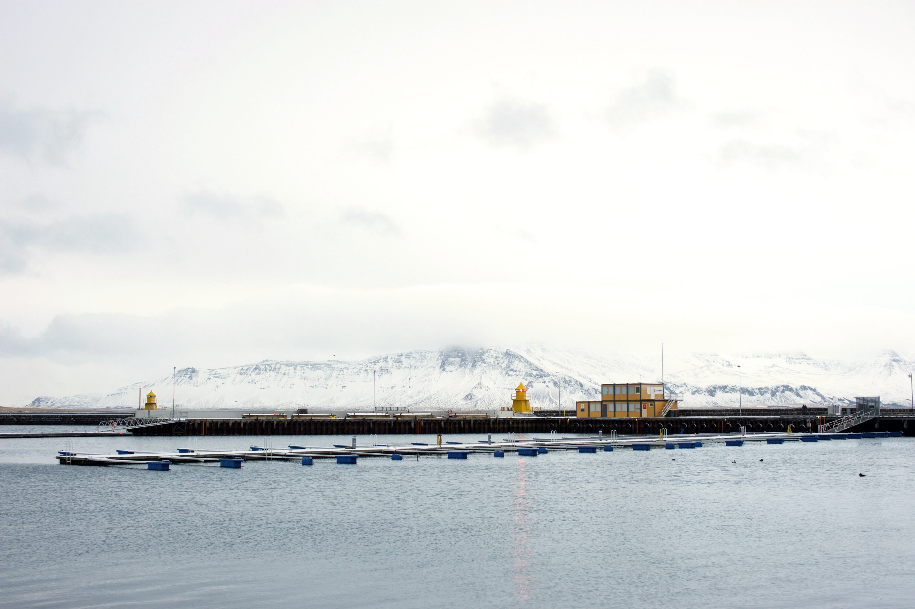 reykjavik harbor 4k, HD Wallpaper