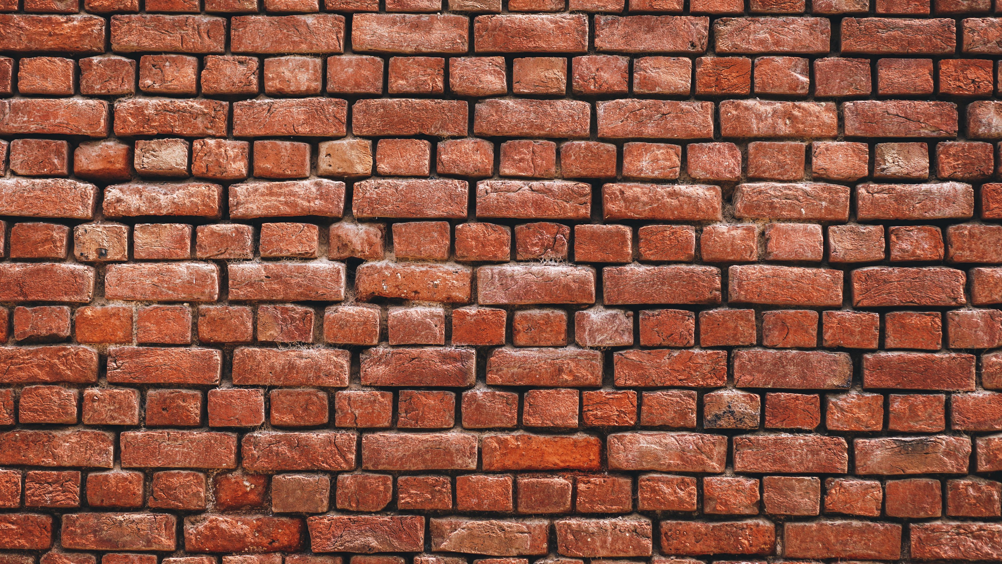 wall, brick, texture, 4k, HD Wallpaper