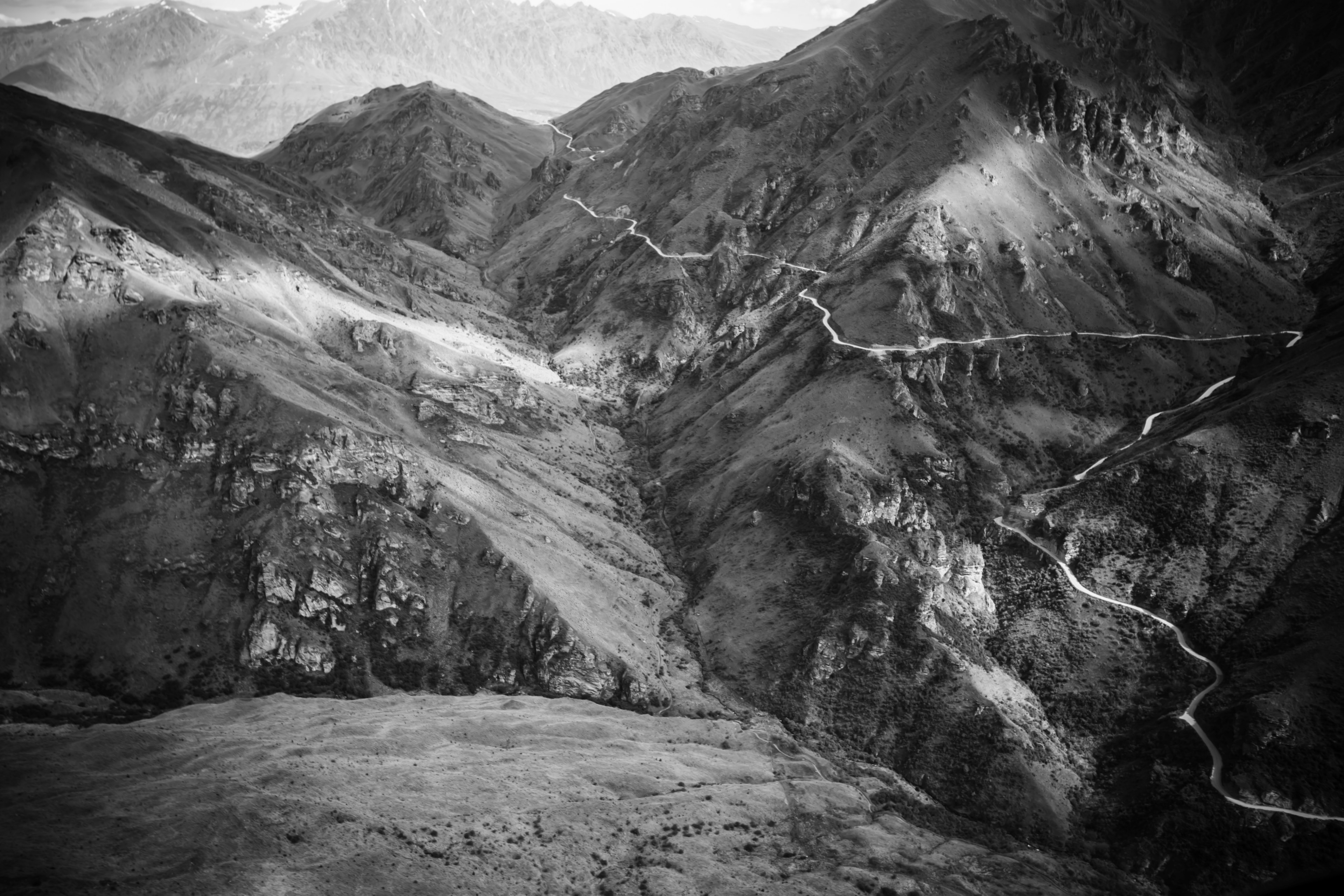 winding landscape new zealand and track 4k, HD Wallpaper