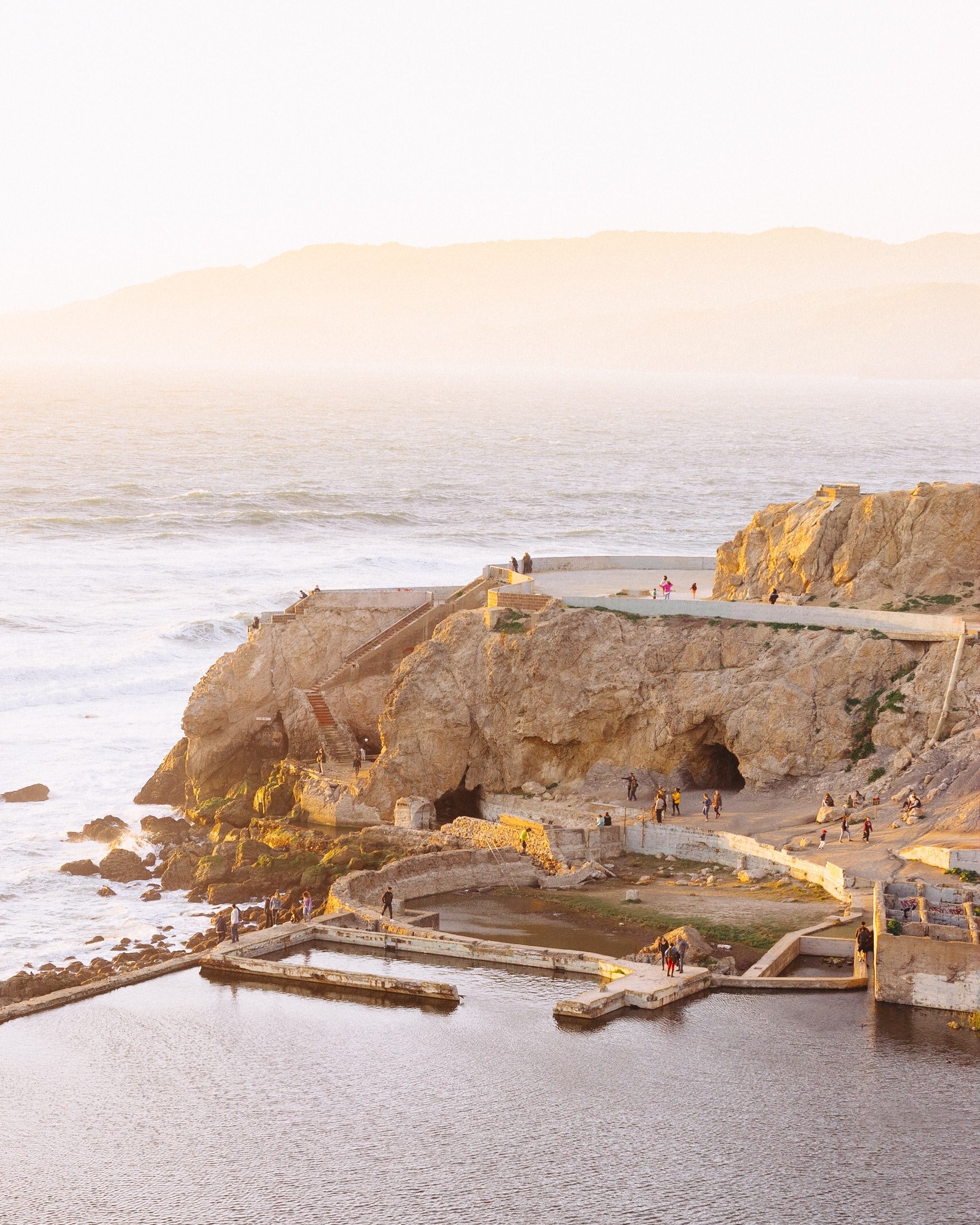 californium san francisco sutro bath and ocea hd, 4k, Phone HD Wallpaper