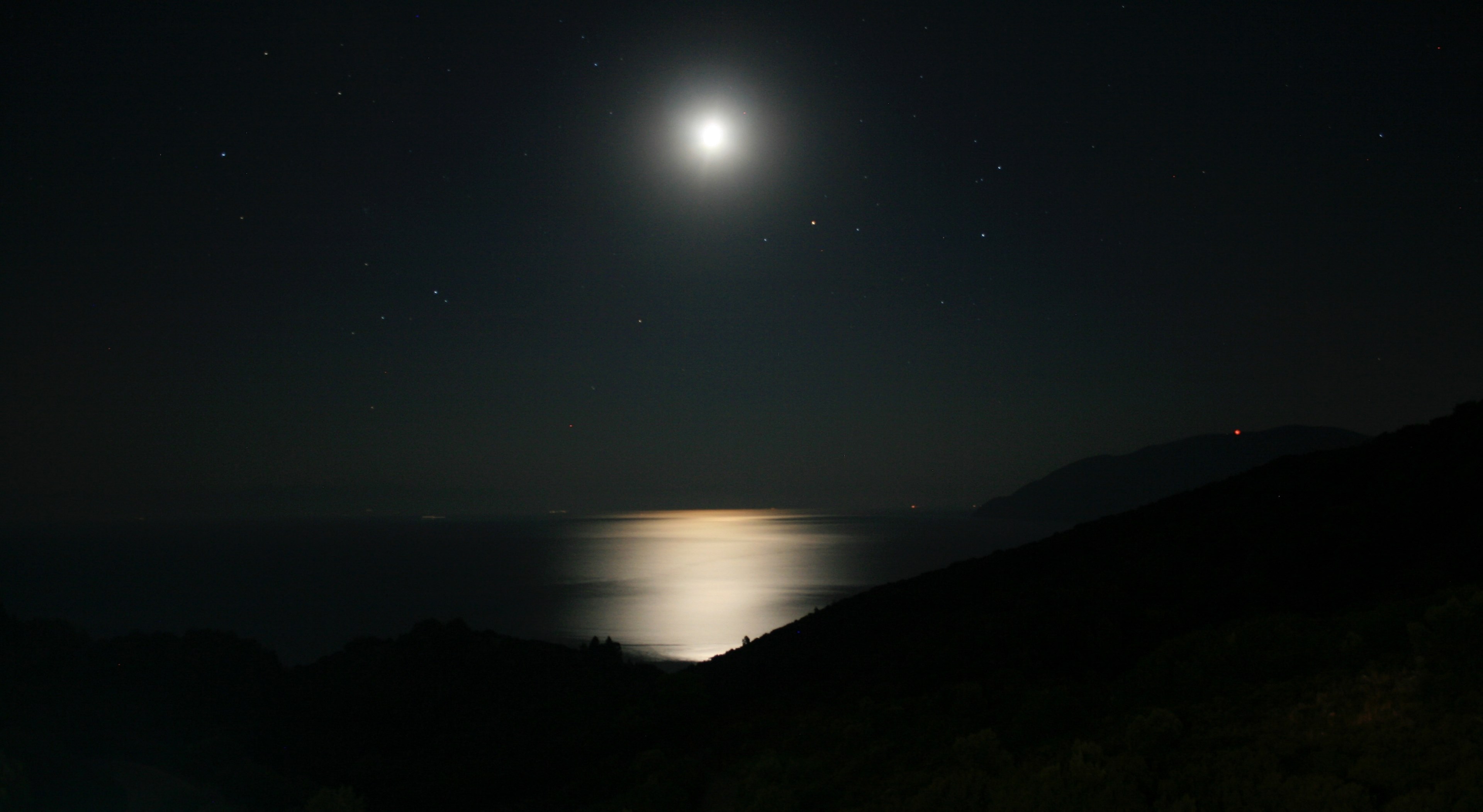 island moonlight 4k, HD Wallpaper