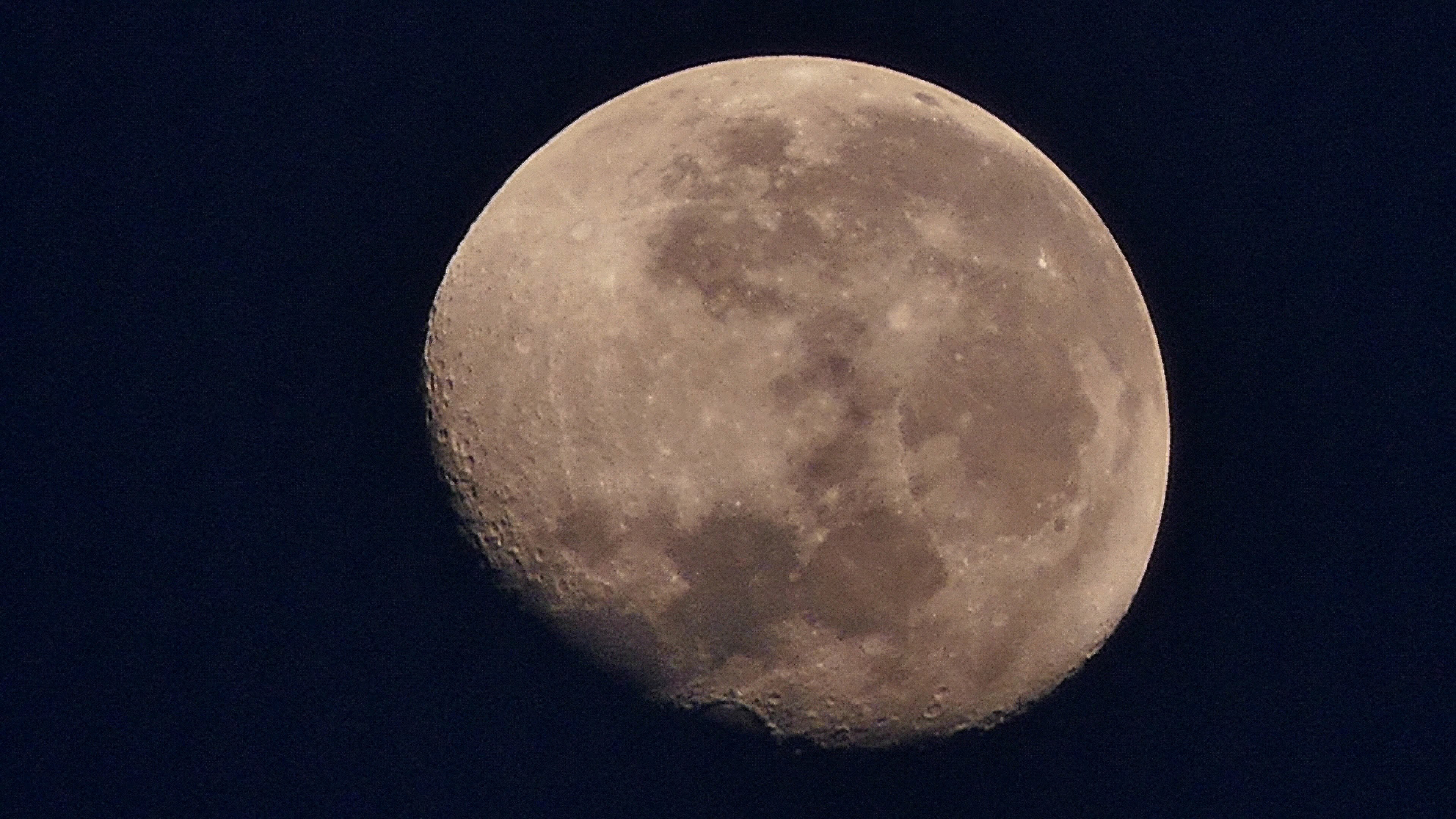 zoom dream night and moon 4k, HD Wallpaper